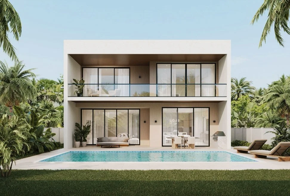 Our newest spec home begins with a bold architectural frame that defines the fa&ccedil;ade and sets the tone from the first glance. Clean lines, warm wood detailing, and expansive glass create a presence that feels modern, yet elegantly cozy. 

To el
