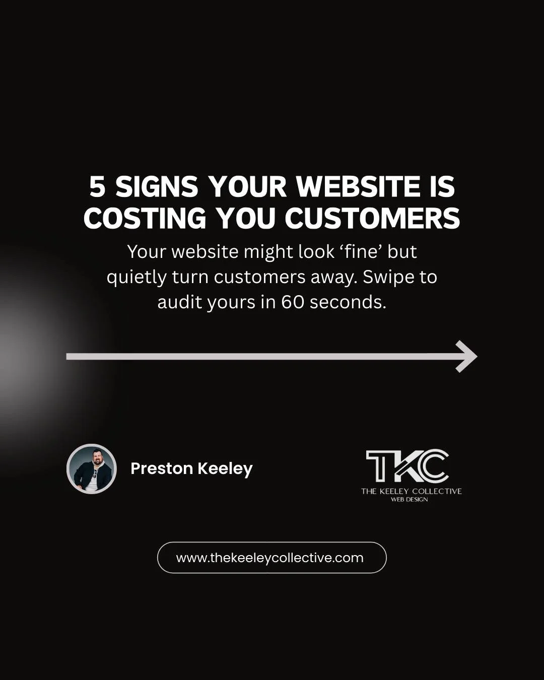 Your website can look "fine" and still be quietly pushing customers away.
Here are 5 red flags I see all the time when I audit service-based websites.
💬 Comment or DM &ldquo;WEBSITE&rdquo; and I&rsquo;ll tell you the first thing I&rsquo;d 