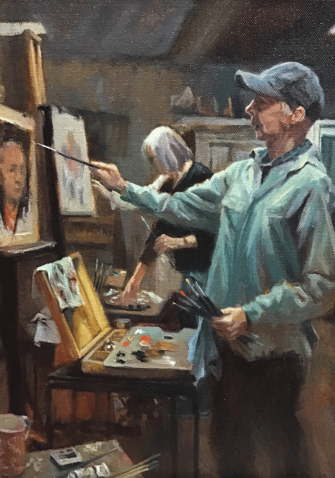 Gwendoline Krumins - In the Studio