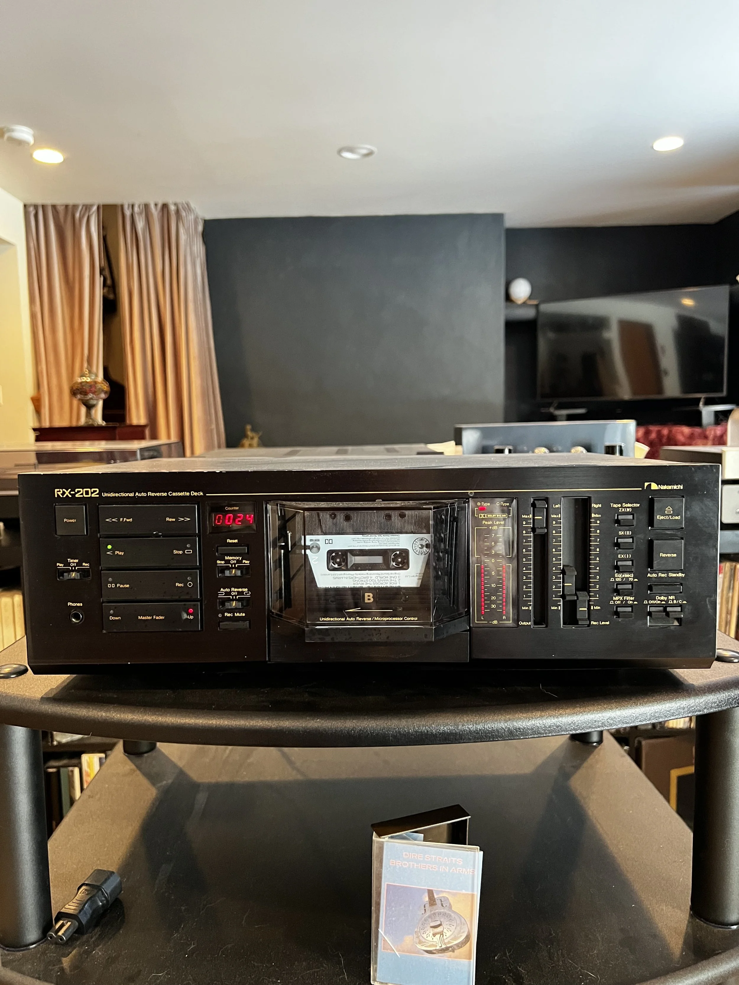 Nakamichi 202 Cassette Deck, Tuned up! (Call to Discuss)