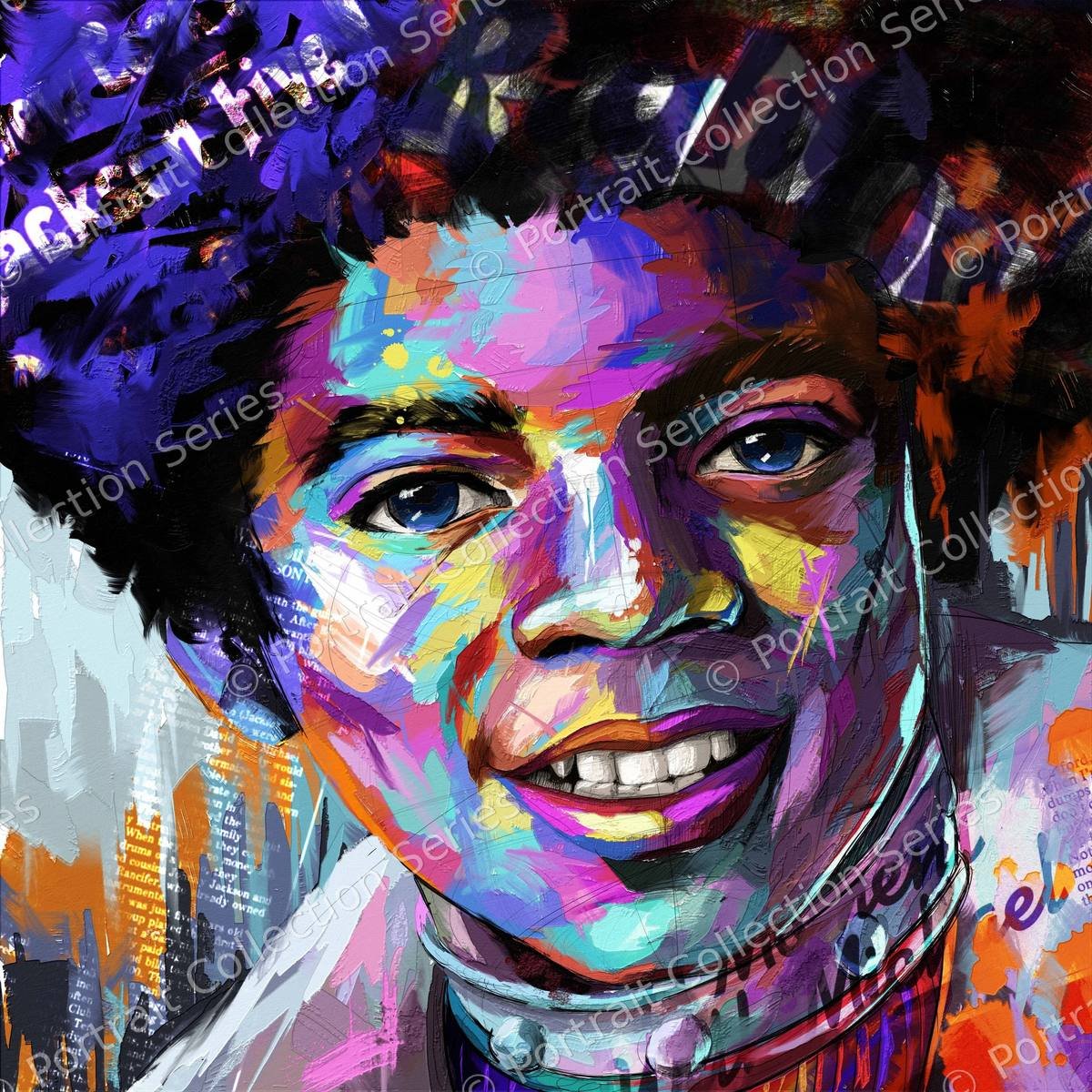 Michael Jackson's Portrait #27 – portrait pop art de Michael Jackson par Samson McNulty