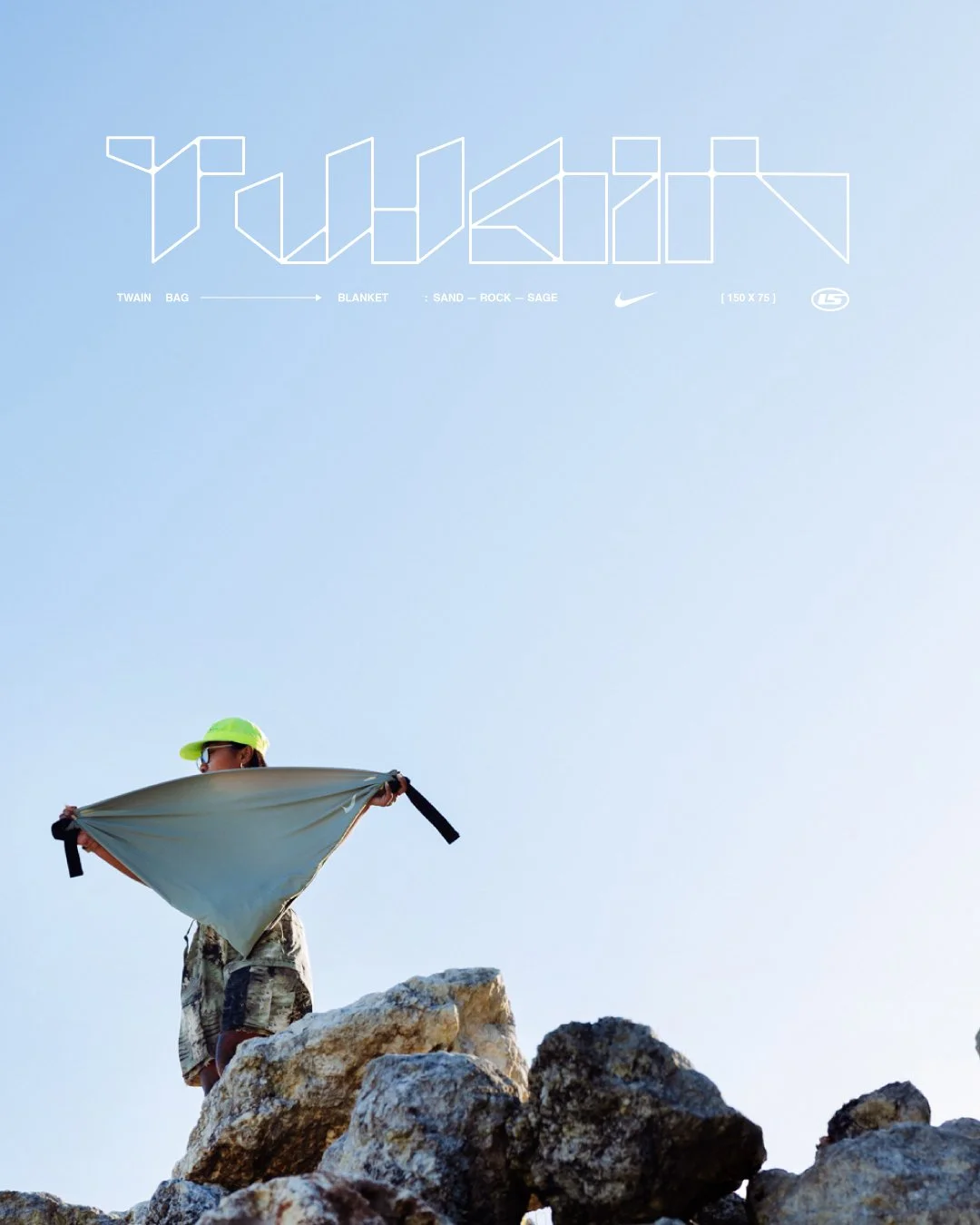 Nike Twain Origami Bag to Blanket 1.0
-
Developed and handmade in collaboration with Nike Europe, our latest product design introduces a multi-functional, origami-engineered hobo bag that unfolds into a 150cm x 75cm single-person blanket. Built from 