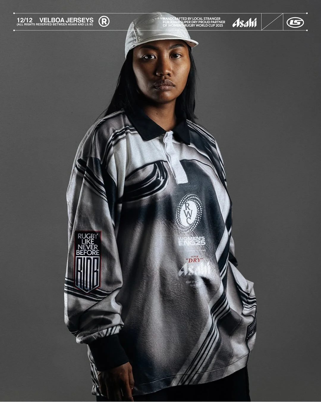 Handcrafted twelve unique Rugby Jerseys in collaboration with Asahi and Women&rsquo;s Rugby World Cup 2025. 

Thank you to the ones that made this possible.
LS
-
#asahisuperdry #rugbyworldcup #localstrangerworkshop