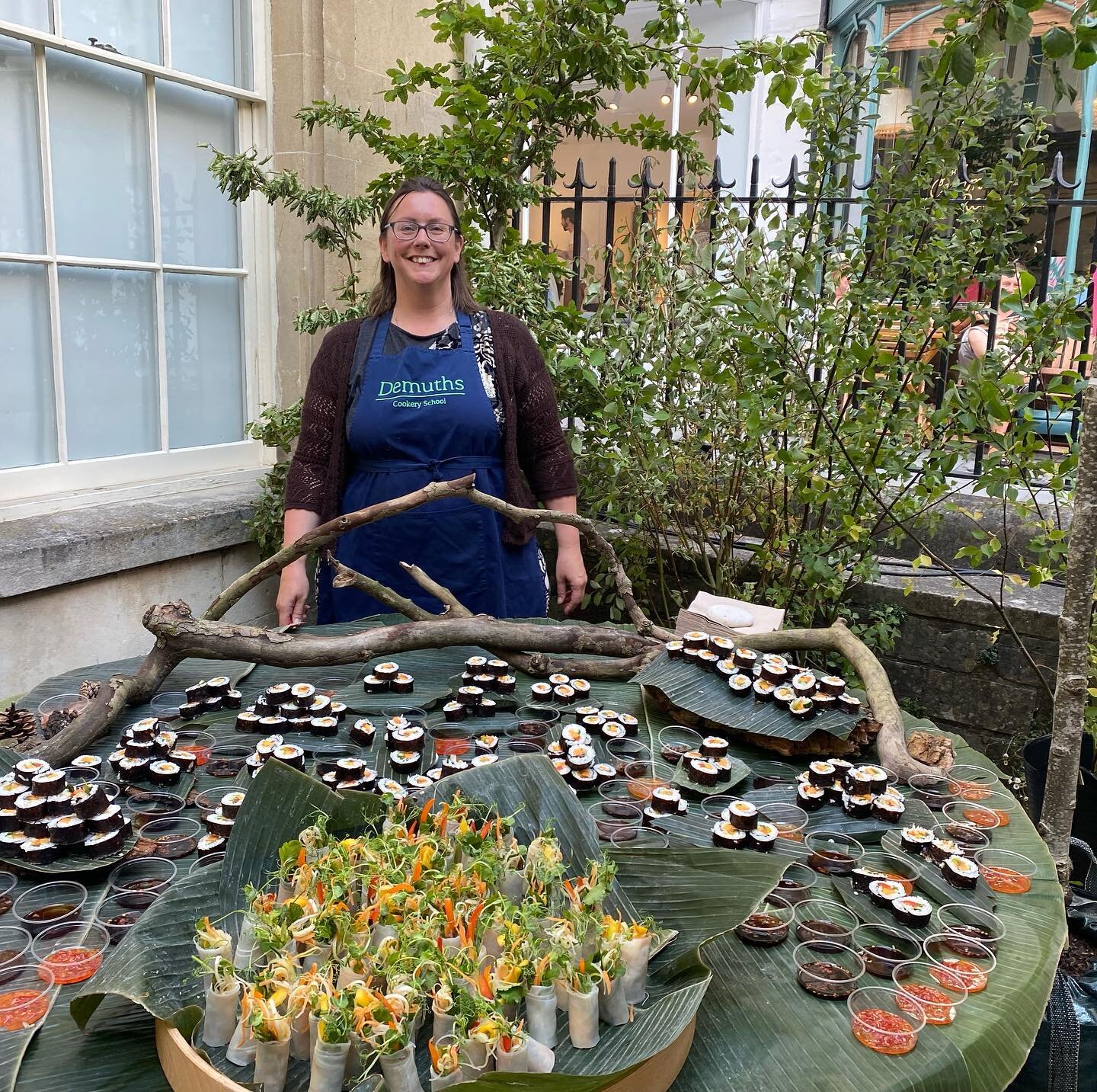 Demuths @forestofimagination with Bath Community Kitchen for the next three weeks. Come and join us in the forest, cooking with @bathwelcomesrefugees and @foodcyclebath @ntbathassemblyrooms @_houseofimagination #wearehouseofimagination