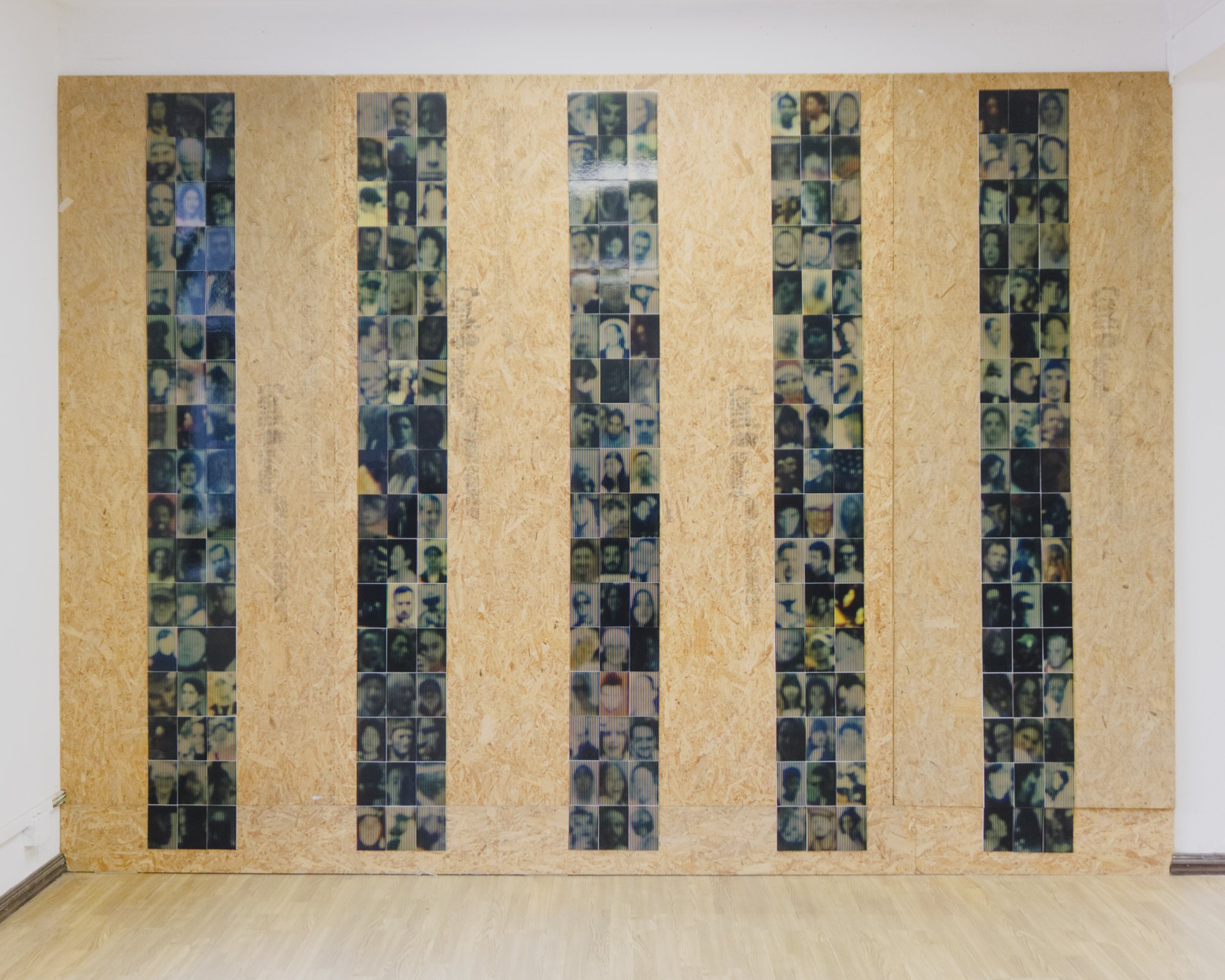 Phantoms, 2024, 255 10 x 15 cm inkjet pigment prints mounted on foam core