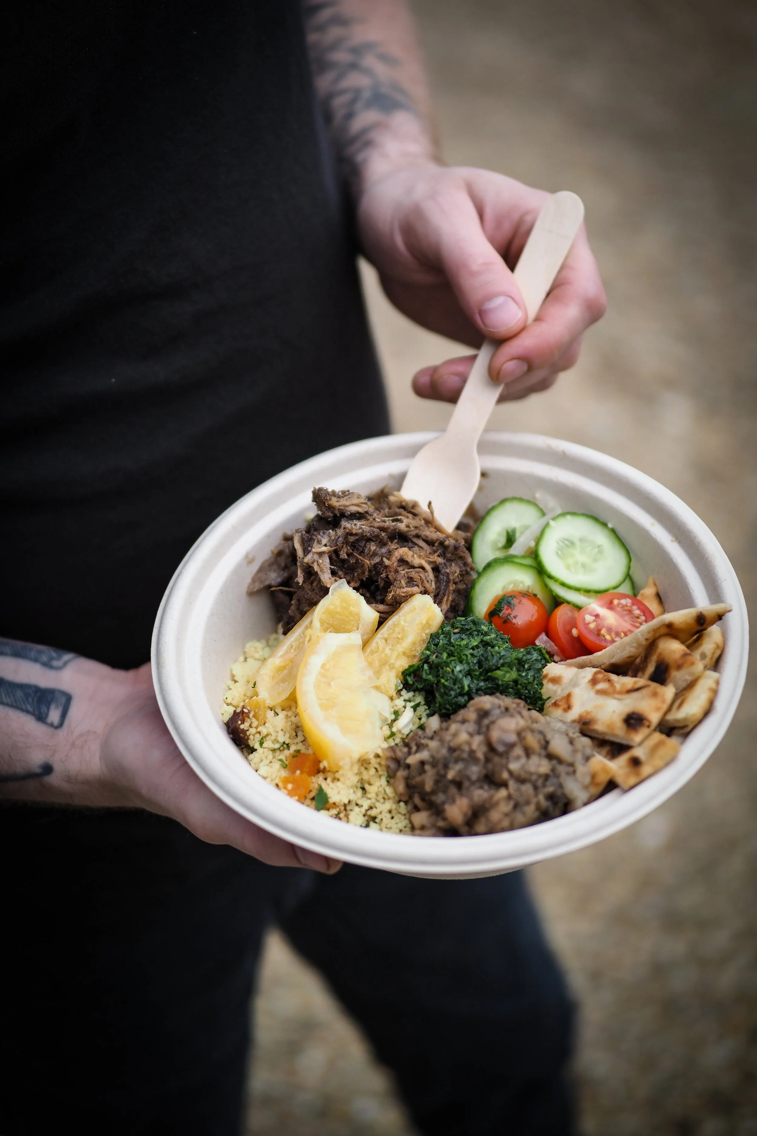 on-location catering for film and tv with healthy bowls