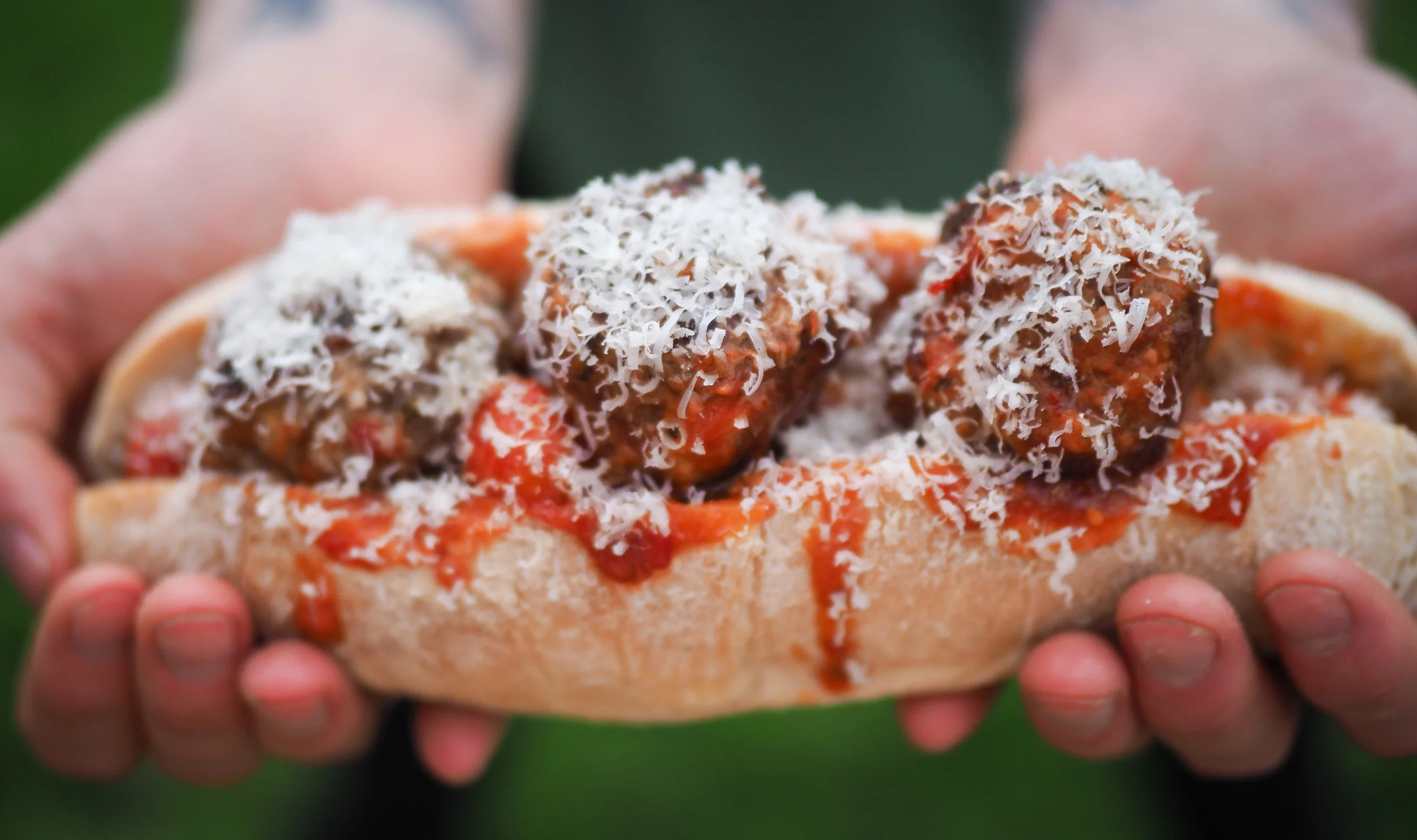 Hot Rocket meatball sub