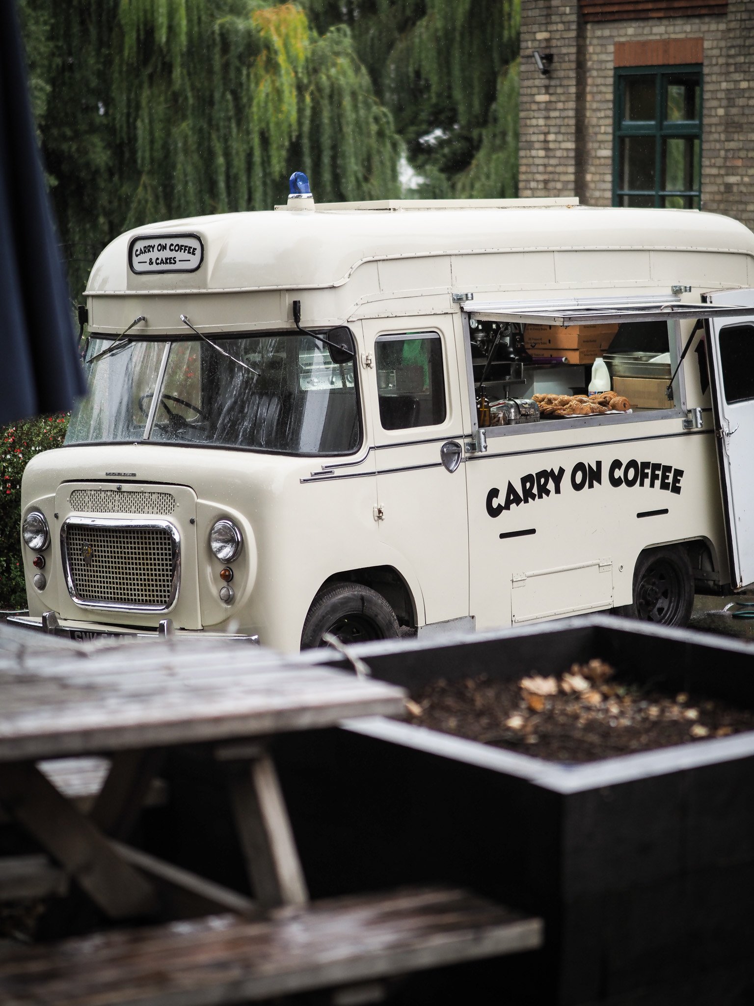 Hot rocket vintage coffee ambulance