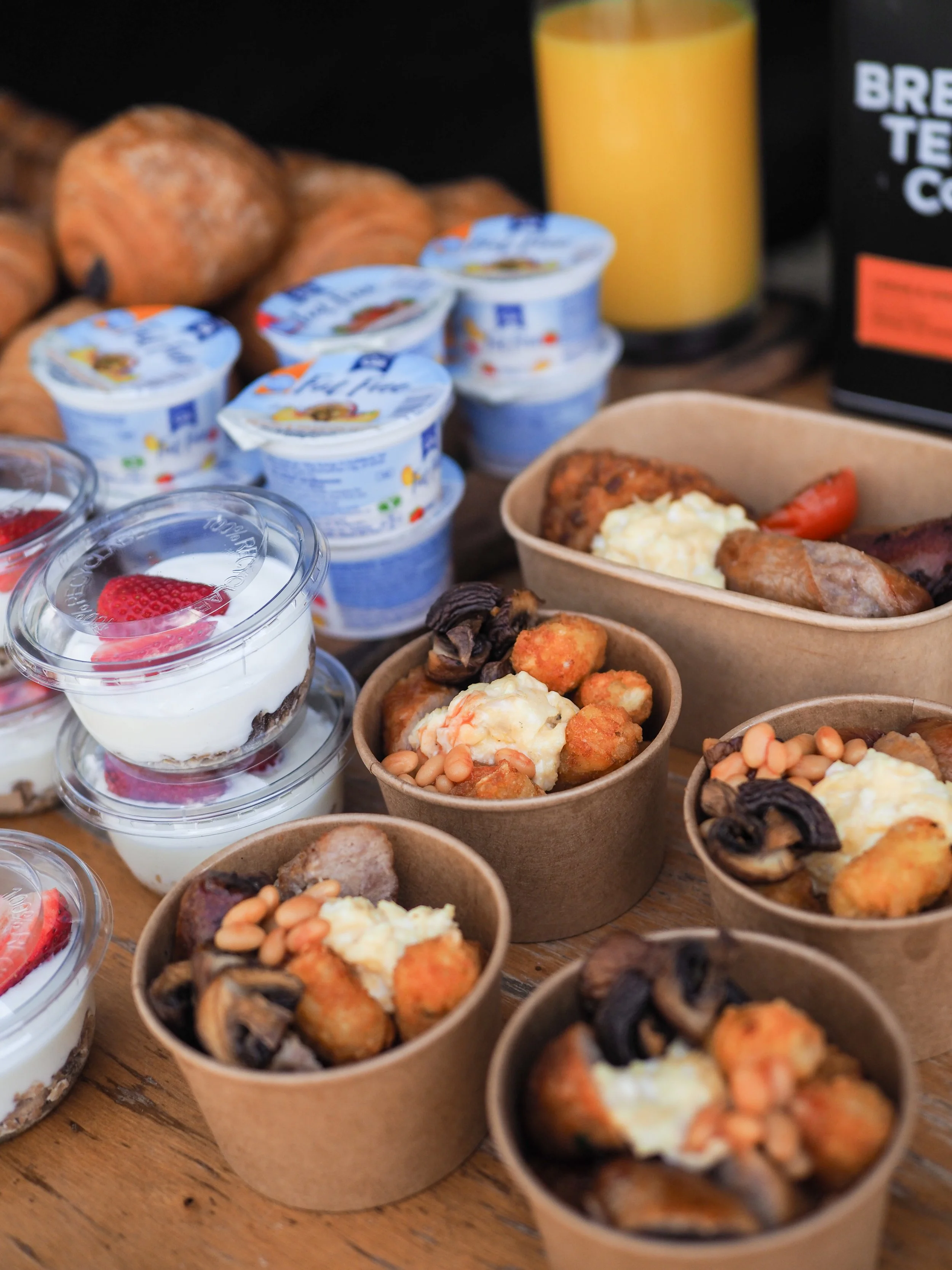 hot cooked breakfast catering