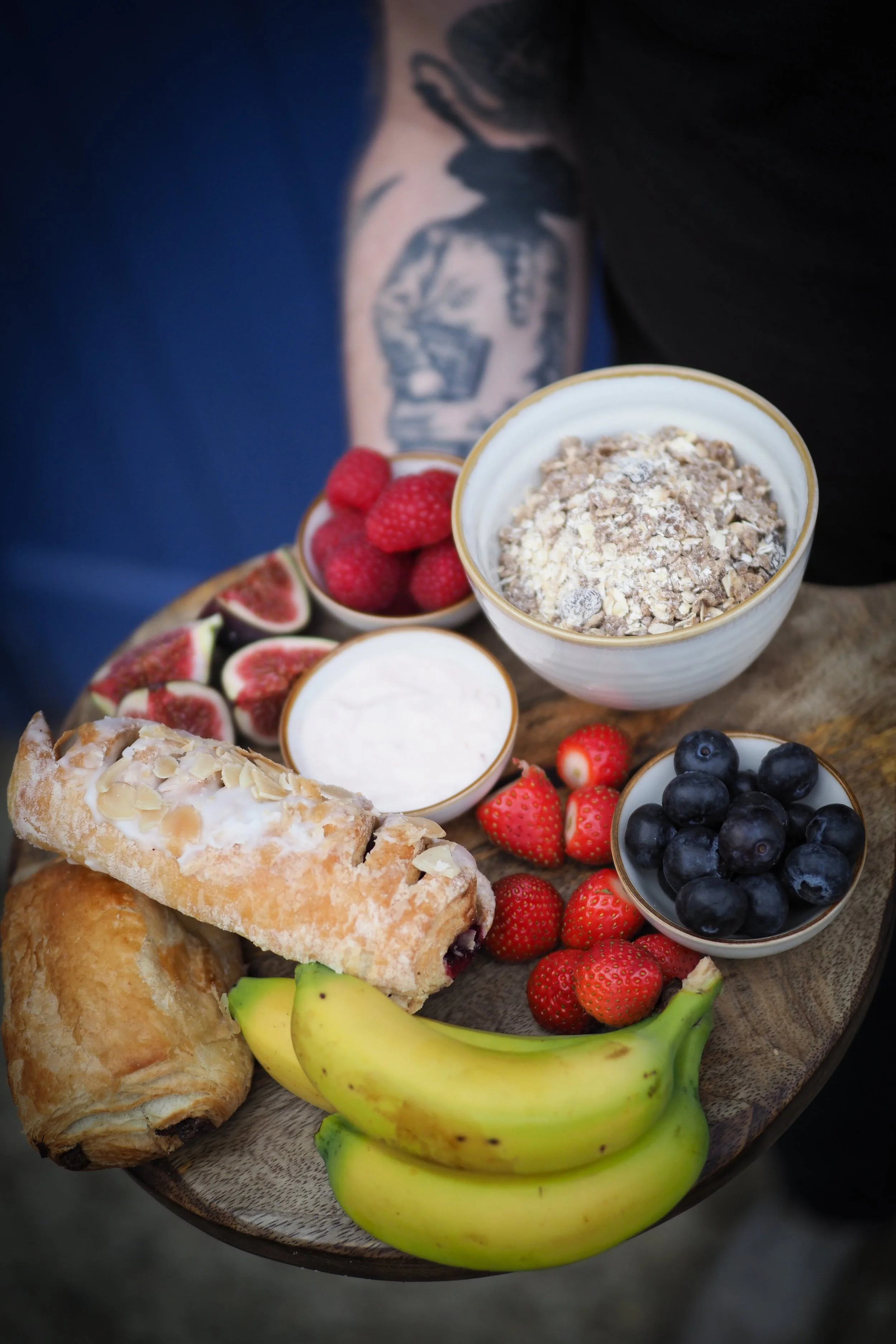breakfast and craft options with barista coffee all day