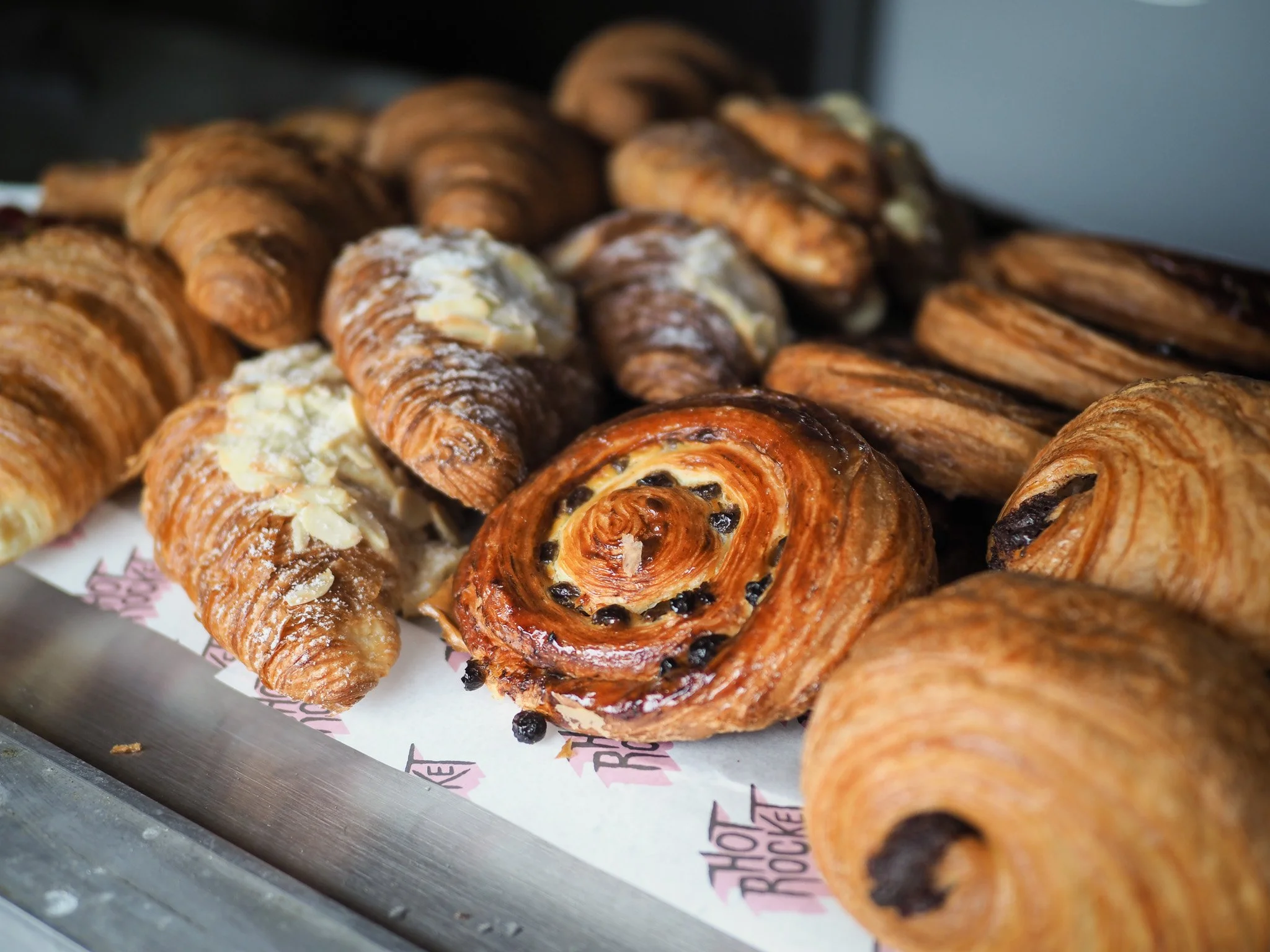 fresh pastries from hot rocket