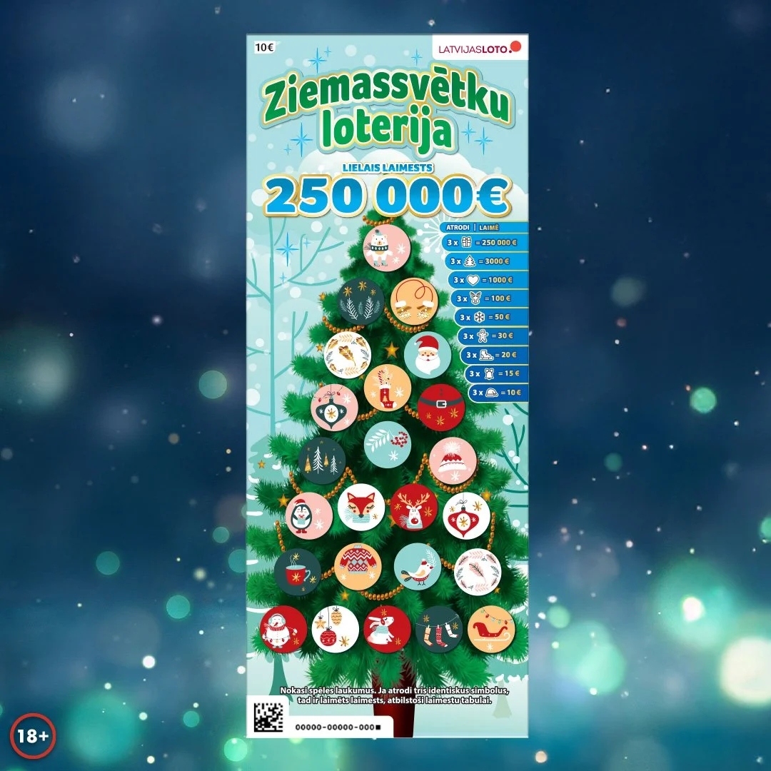 @latvijas_loto namiņš arī šogad būs sastopams Baltijā lielākajā Ziemassvētku tirdziņā!🎄 
“Ziemassvētku loterija” ar iespēju laimēt līdz pat 250 000 eiro ir lieliska ideja dāvanai! Patiks gan steidzīgajiem, kuri dāvanu iegā
