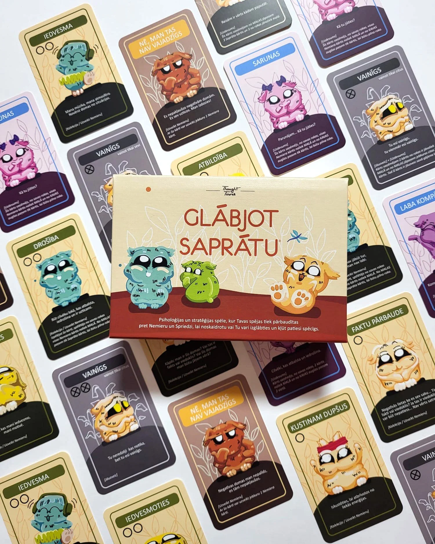 🔔Ko sastapsiet Baltijā lielākajā 3 dienu Ziemassvētku tirdziņā (www.balticexpo.lv)?
Iepazīstinām ar mūsu gadatirgus dalībniekiem:⁣⁣

@thoughttower_games stāsta vairāk par sevi:
&quot;Vai arī Tev galvā dzīvo mo&scaron;ķis, ko sauc par stresu?
Atrodi 