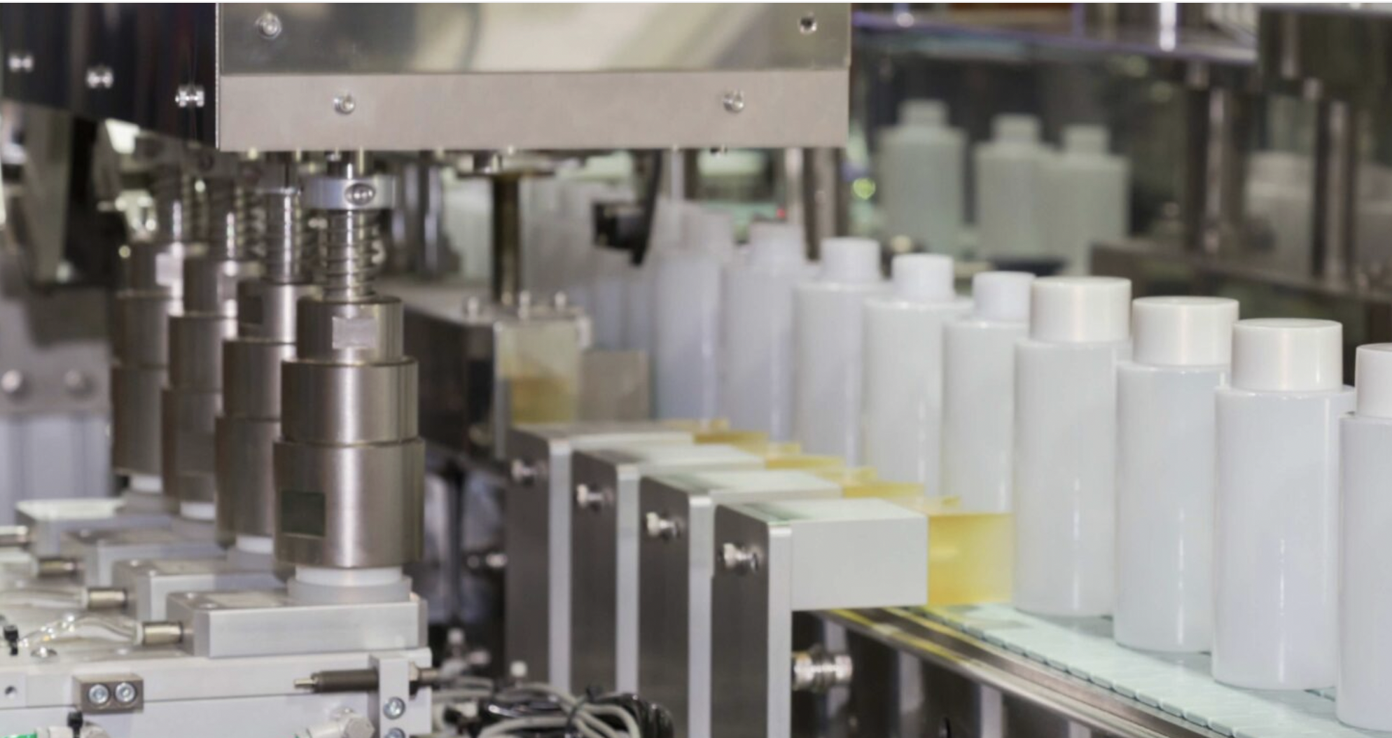 Automated filling machinery skincare