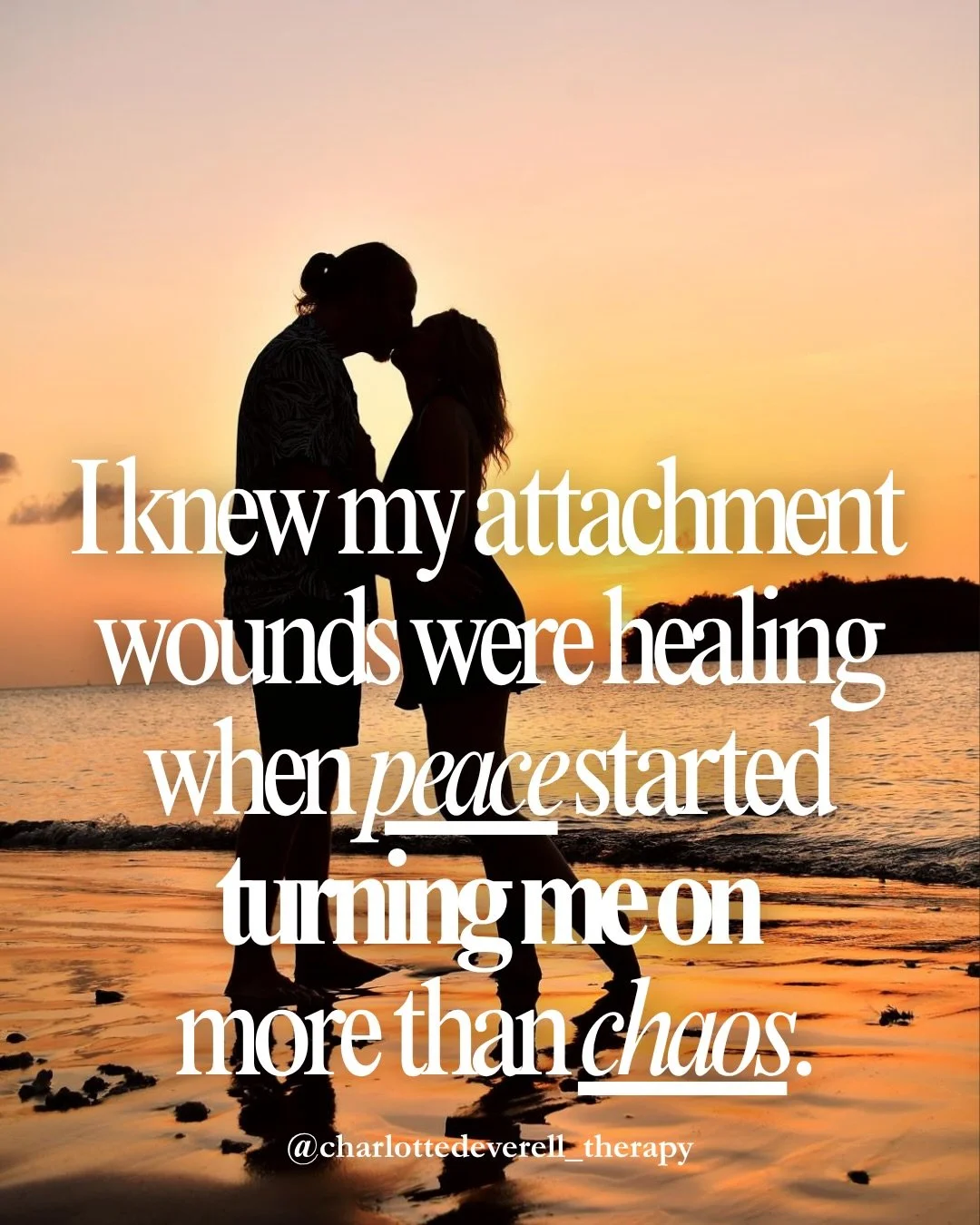 I didn&rsquo;t realize how much my nervous system was attached to emotional chaos until peace started feeling unfamiliar.

As a UK S*x and Relationship Therapist, I see this often: people confusing emotional inconsistency with chemistry, and anxiety 