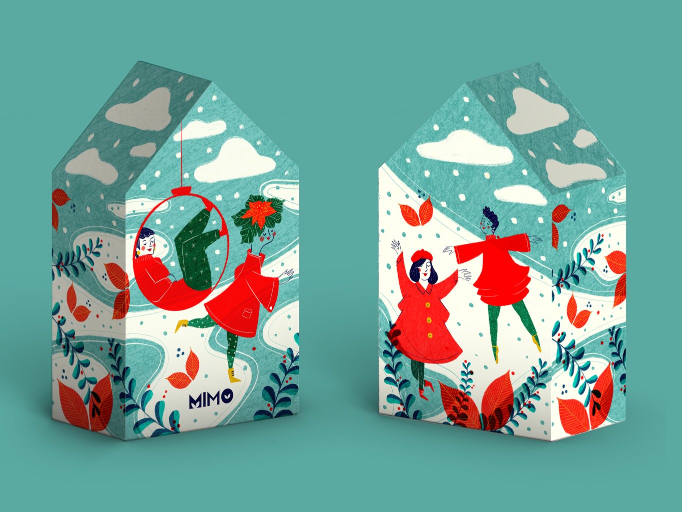 Beauty product Christmas gift box / Branding