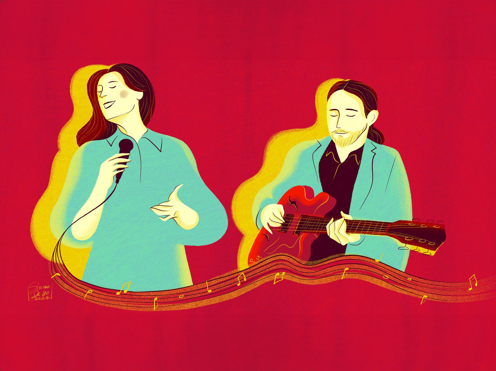 Editorial / Illustrating live music