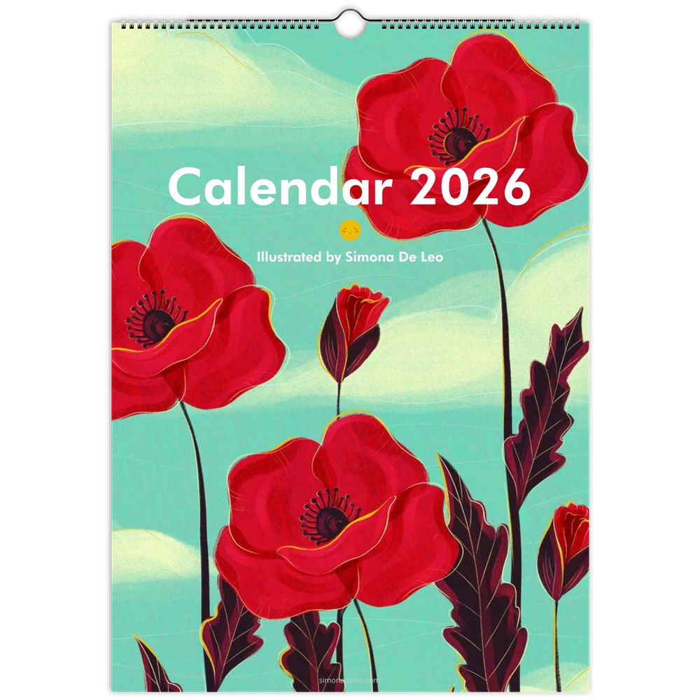 Illustrated Wall calendars 2026