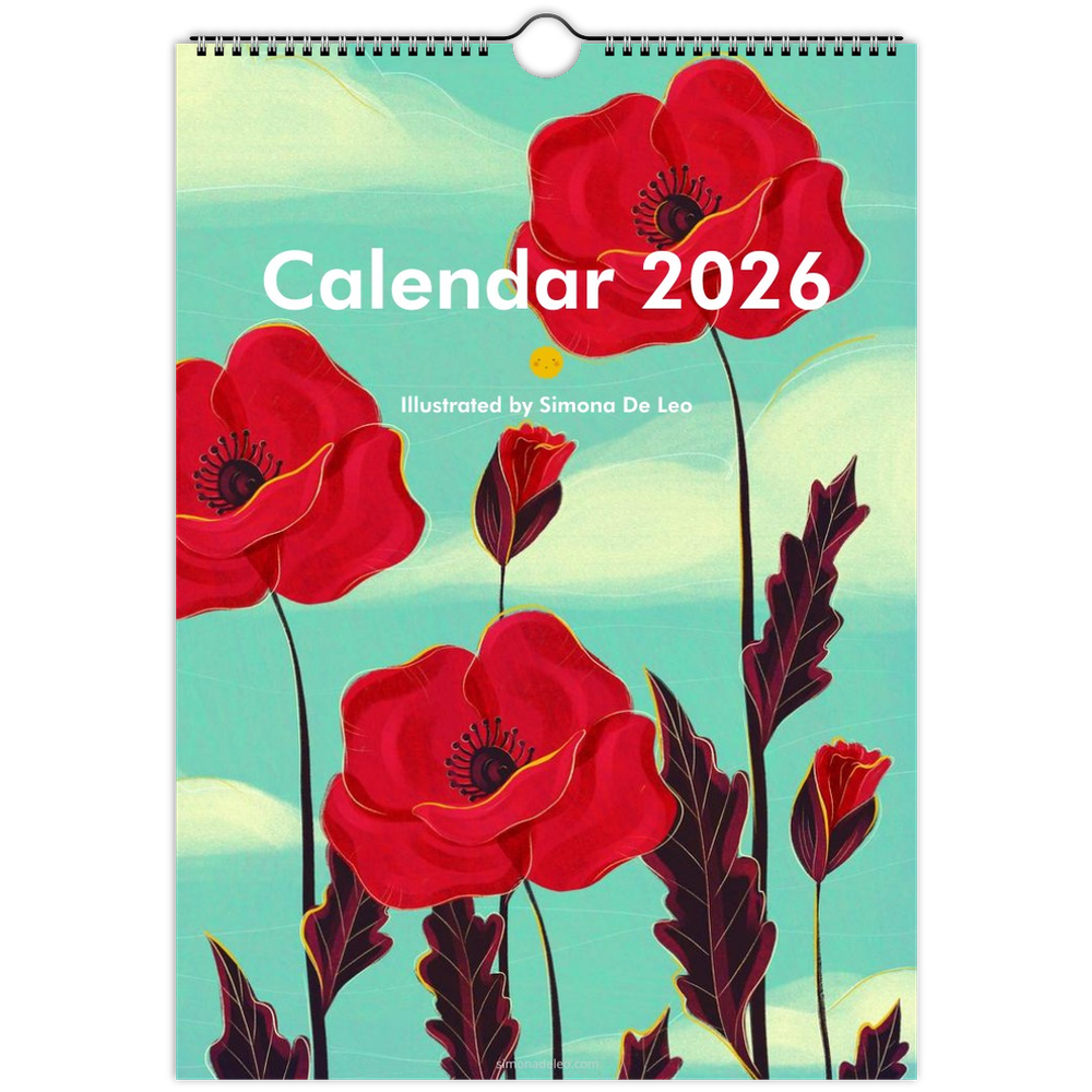 Illustrated Wall calendars 2026