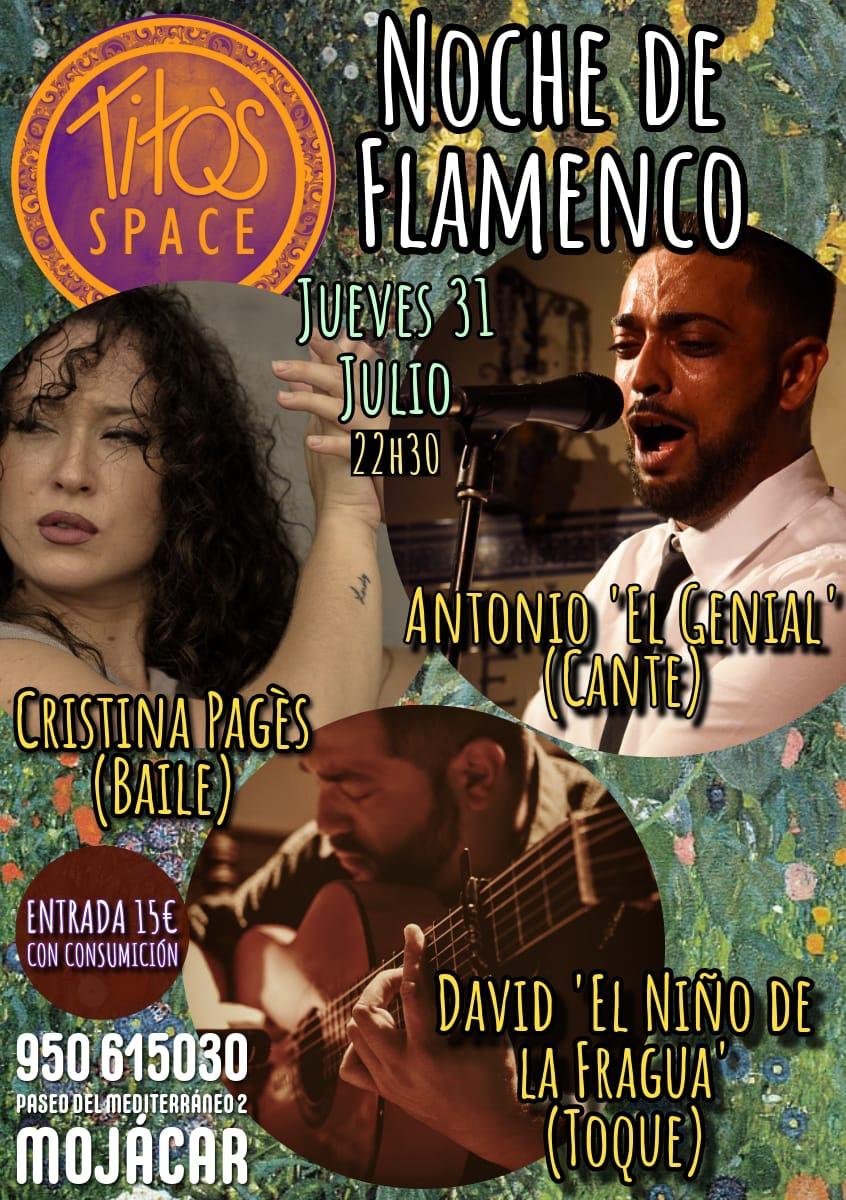 Cristina Pagés, Antonio el Genial y David El Niño de la Fragua