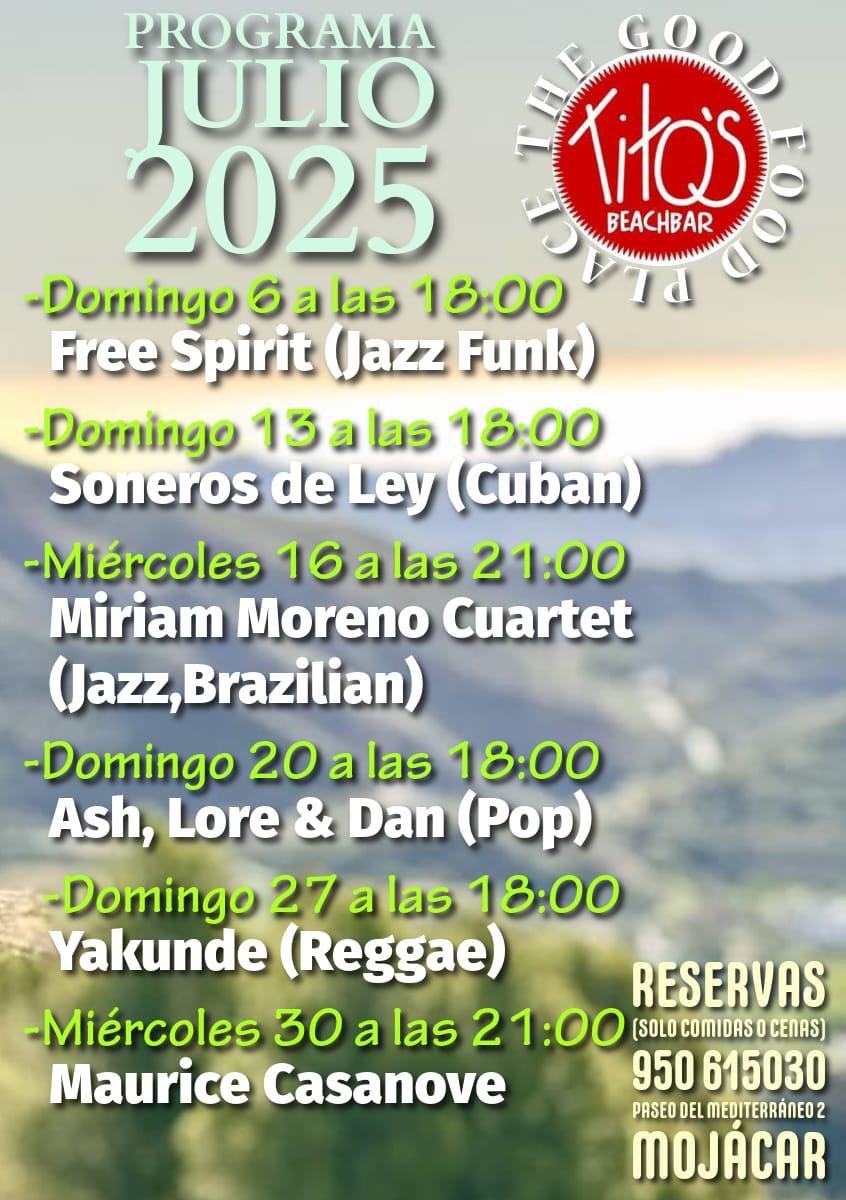 PROGRAMA JULIO BEACHBAR