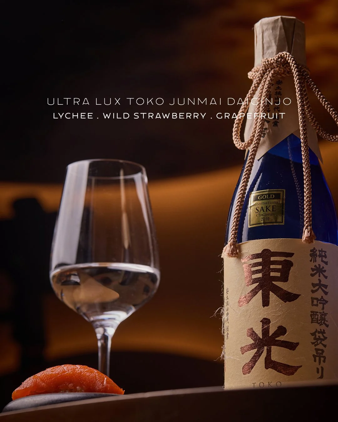 Crafted from Yamada Nishiki rice polished down to just 35%, this sake is collected drop by drop - gravity alone deciding what&rsquo;s bottled. The result is elegant and precise, pairing seamlessly with our nigiri selection.

Handpicked by Michele, ou