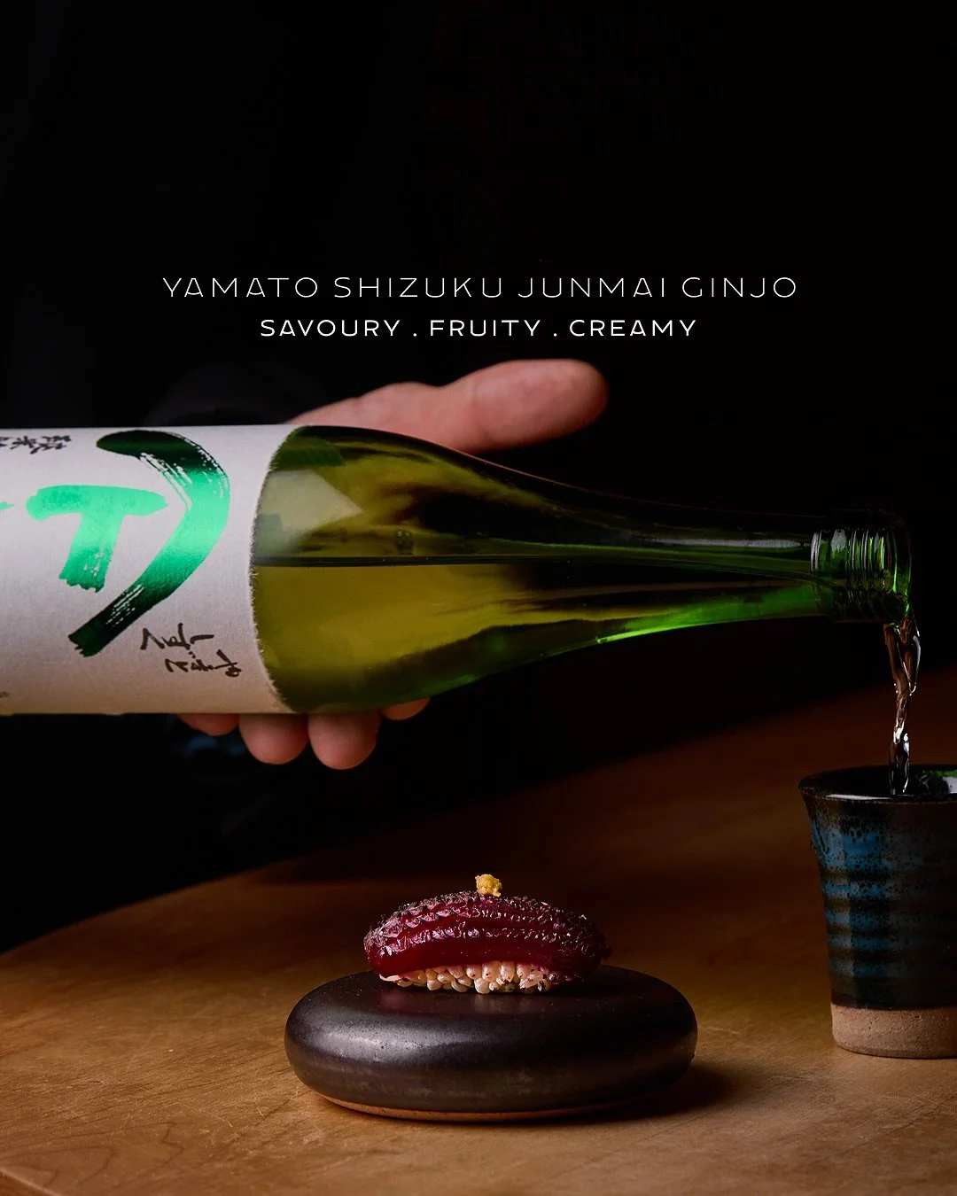 Sakes at JUNO

Brewed in Akita since 1865, Yamato Shizuku continues the traditions of the Ito family, crafting sake with the same patience and care passed down through generations. Using the ancient kimoto and yamahai methods, it&rsquo;s savoury and 