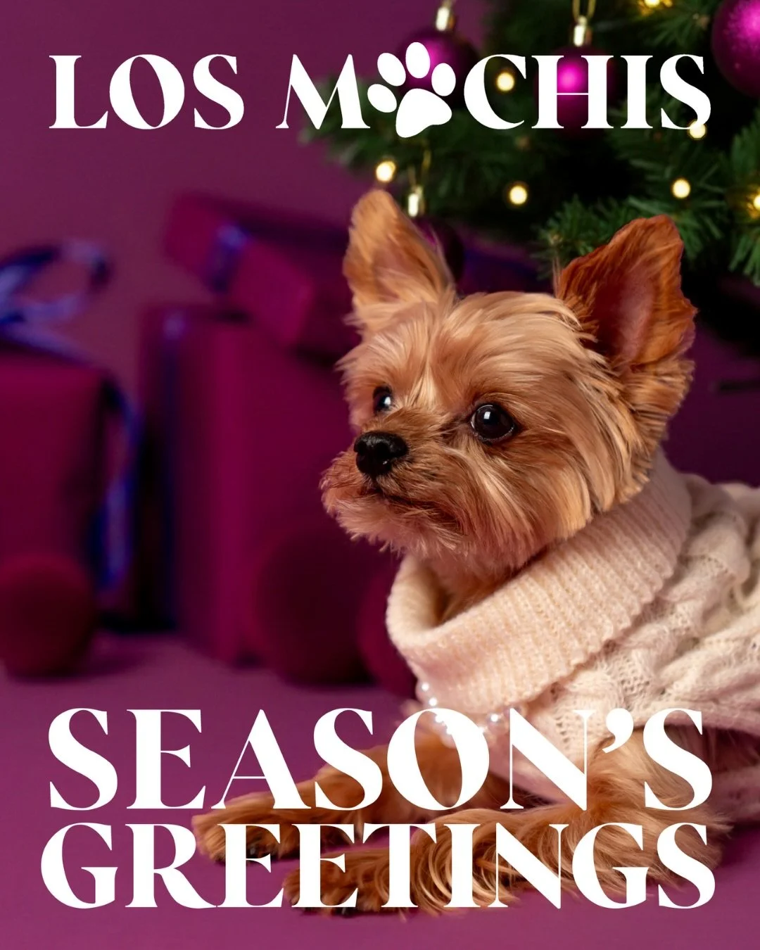 From the whole Los Mochis team (+ Mochi herself), Merry Christmas 🎄

Thank you for being part of our year. We&rsquo;ll see you back at Notting Hill from 26 December and London City from 27 December.