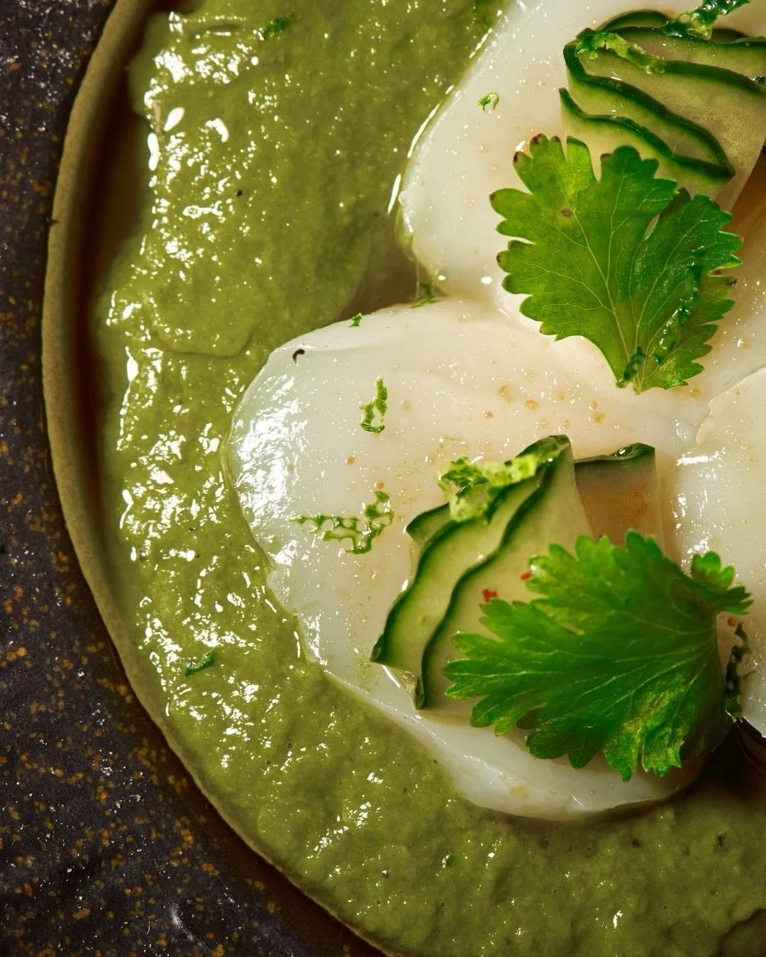 Hotate Tiradito
Hokkaido, Japan

Hokkaido scallops are prized in Japan and across the world for their clarity and sweetness, often served simply as sashimi so their natural flavour shines through. We slice them thinly for the same reason, preserving 