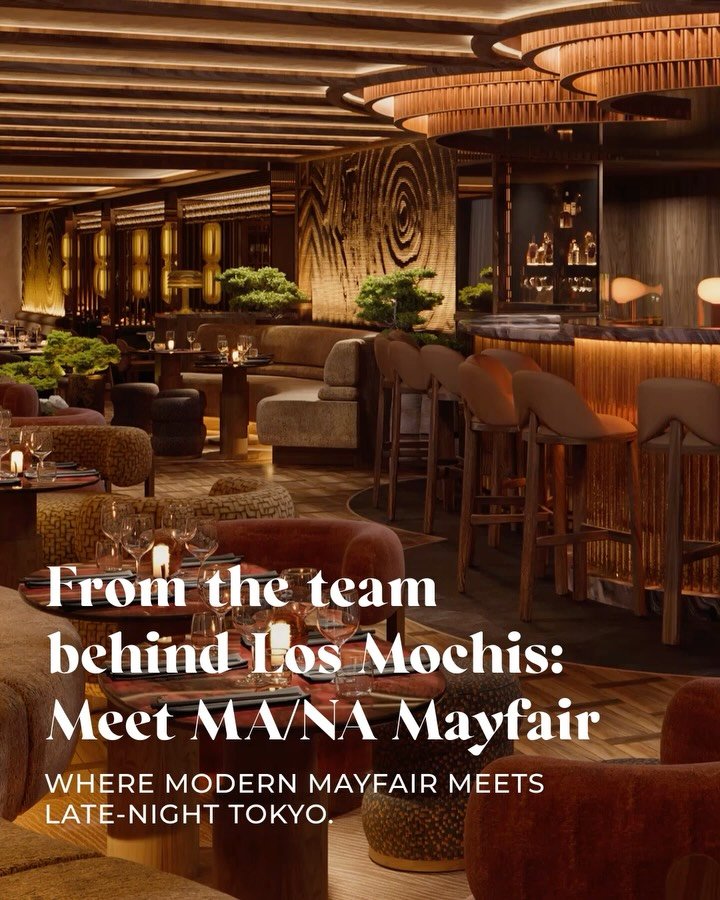 A new sister restaurant joins the famiglia. Introducing @mana.mayfair. 
&nbsp;
Opening 6th May, MA/NA is our first restaruant in Mayfair: a contemporary Japanese restaurant shaped by precision, heat + rhythm, with the energy of late-night Tokyo runni