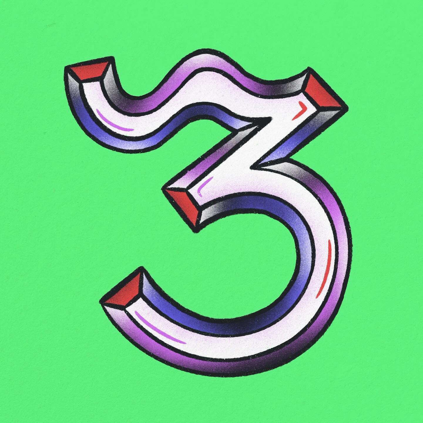 3 🤟🏼 

@womenoftype #36dayswot #36dayswot_3 

.
.
.
.
.
#36days_3 #36daysoftype #36daysoftype2024 @36daysoftype #graphicdesign #design #typography #typism #procreate #designbywomen #womencreatives #freelance #freelancedesigner #freelancerfemale #de