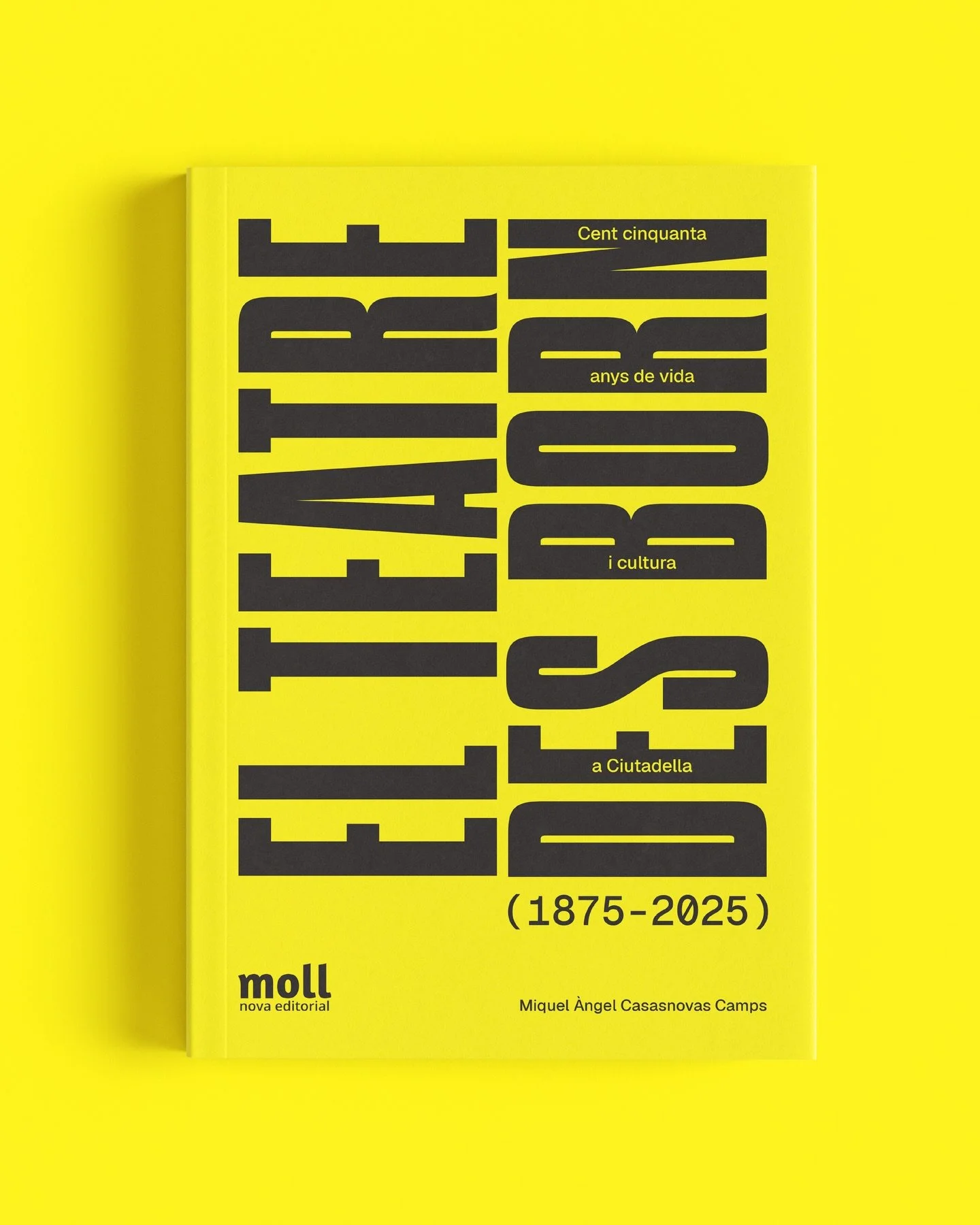 Amb motiu del 150&egrave; aniversari del Teatre des Born, es va encomanar a l&rsquo;historiador i professor ciutadellenc Miquel &Agrave;ngel Casasnovas Camps escriure aquest llibre que recull un segle i mig d&rsquo;hist&ograve;ria, no nom&eacute;s de