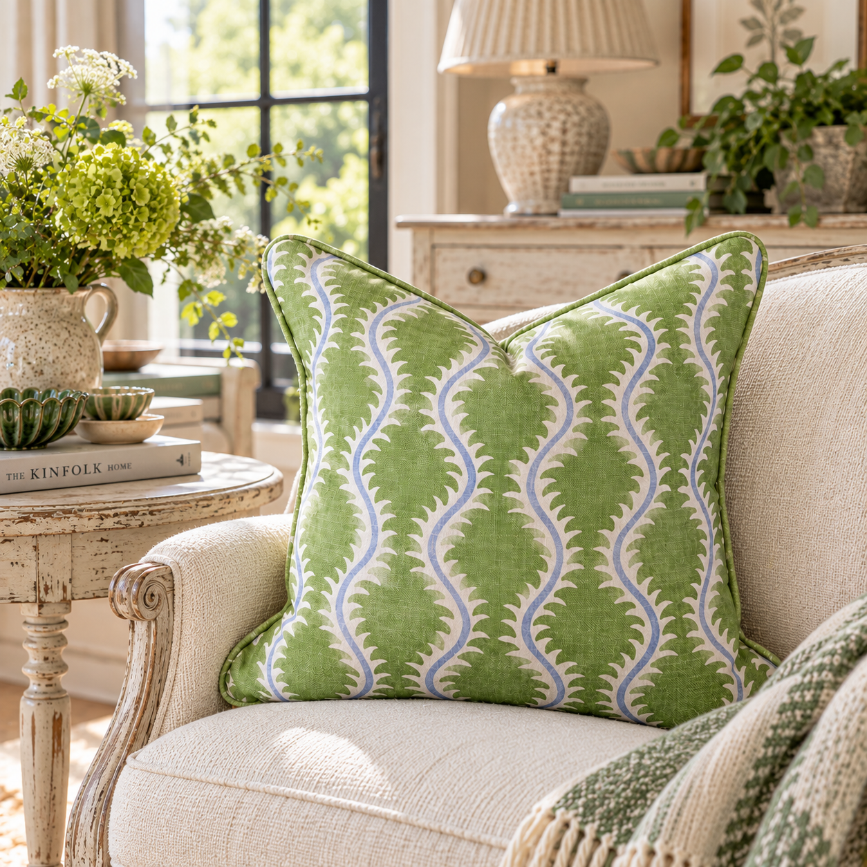 Linwood Helter Skelter 'Borneo' Cushion  (50cm x 50cm)