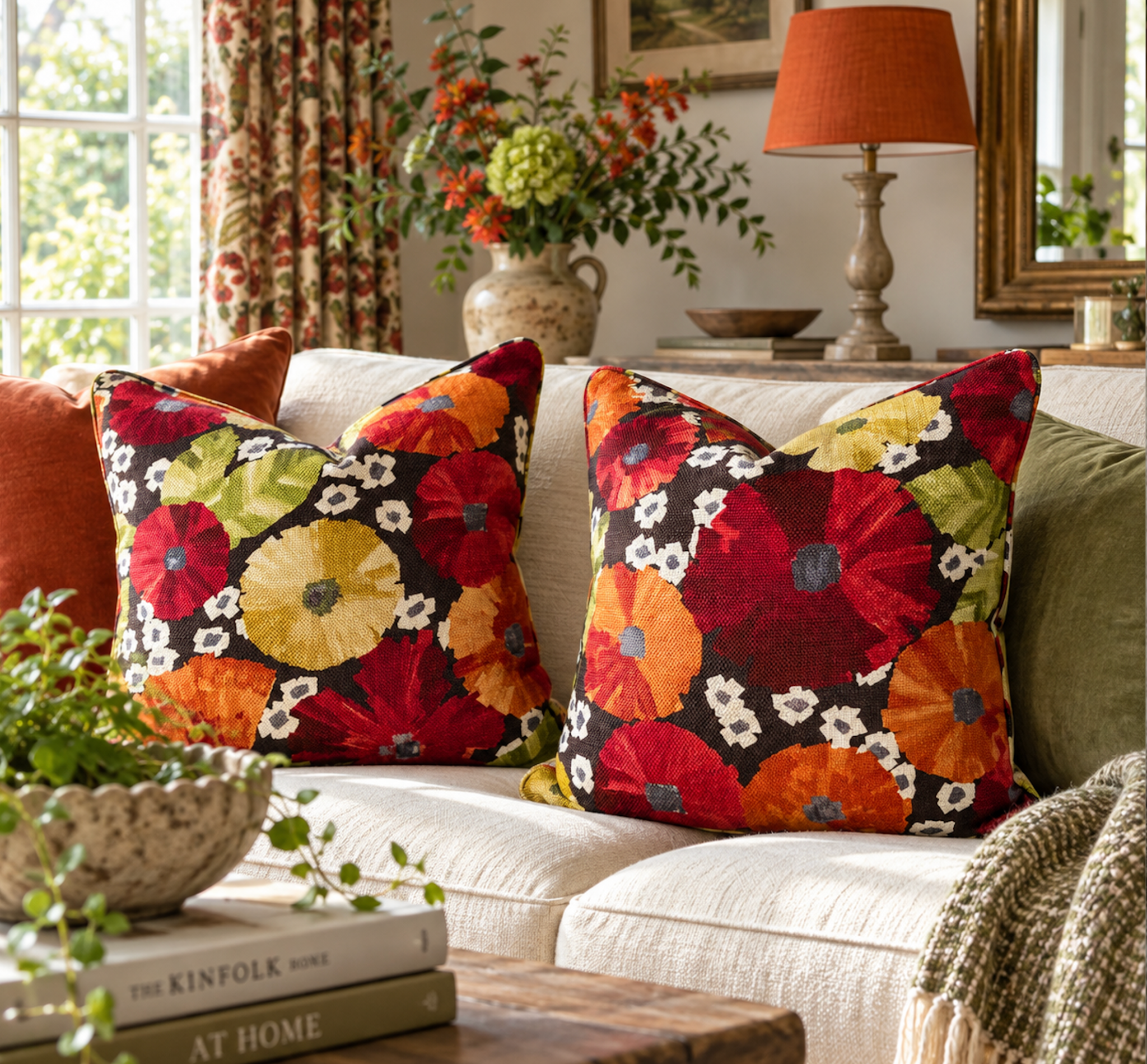 Harlequin Hermosa Amber / Spice (50cm x 50cm)