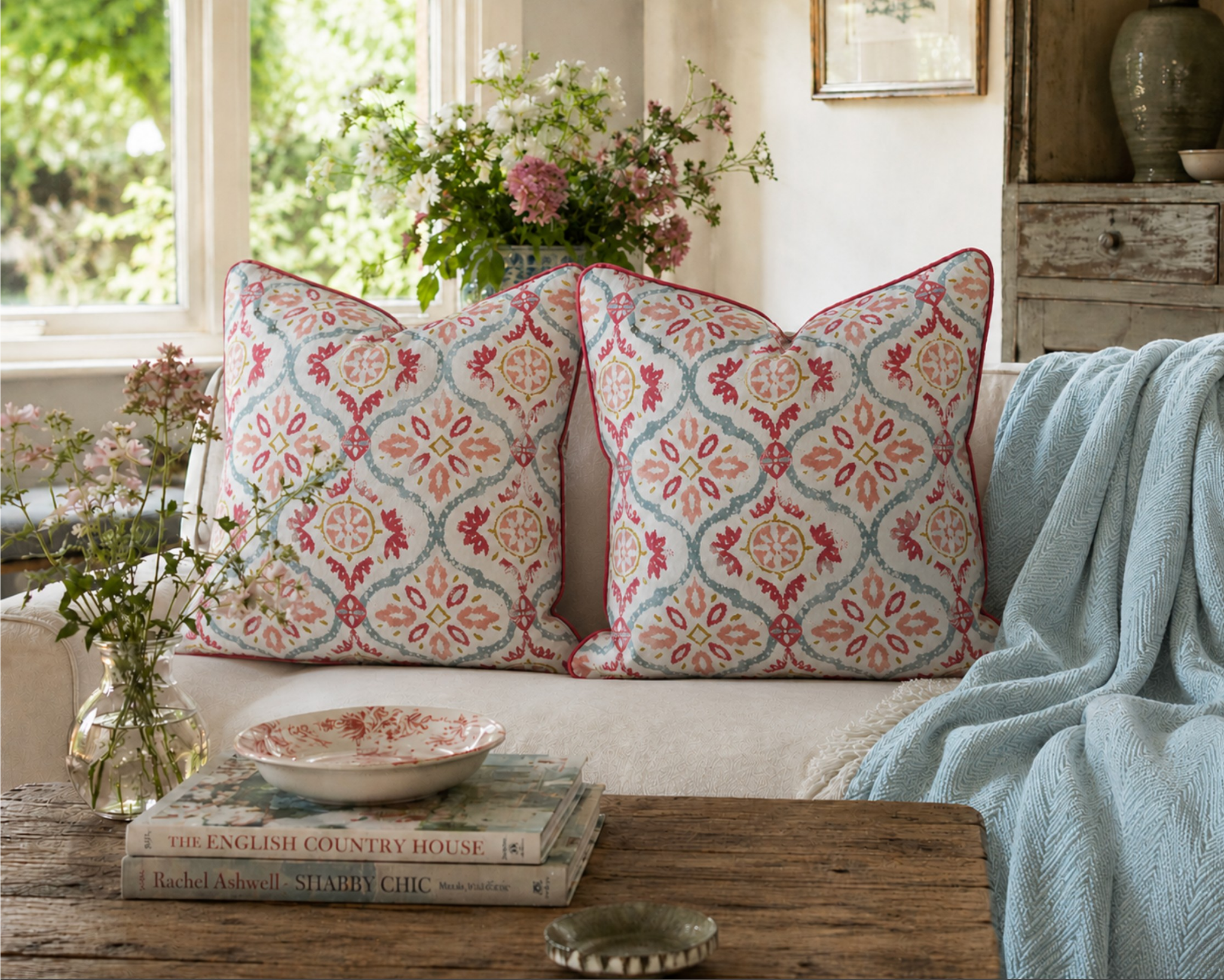 Jane Churchill 'Haven' Cushion  (50cm x 50cm)