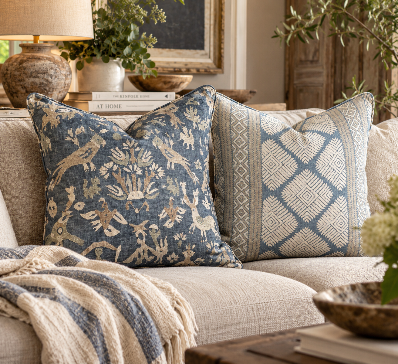 Rustic-Luxe Sofa with Folk Textiles.png