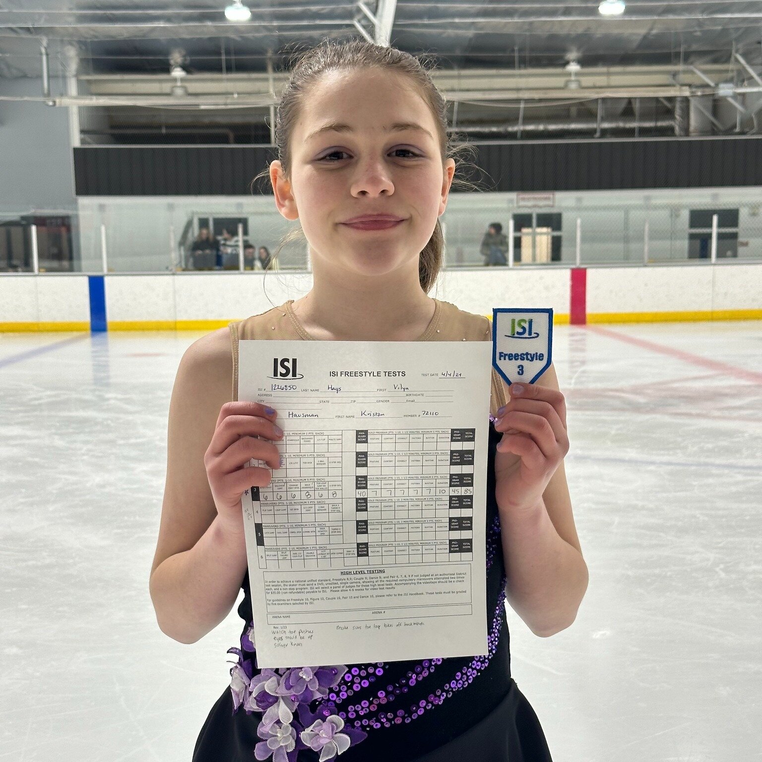 This evening we hosted our 4th test session of the season and we had a 100% pass rate! 🥳

We are very proud of our skaters and all their hard work!