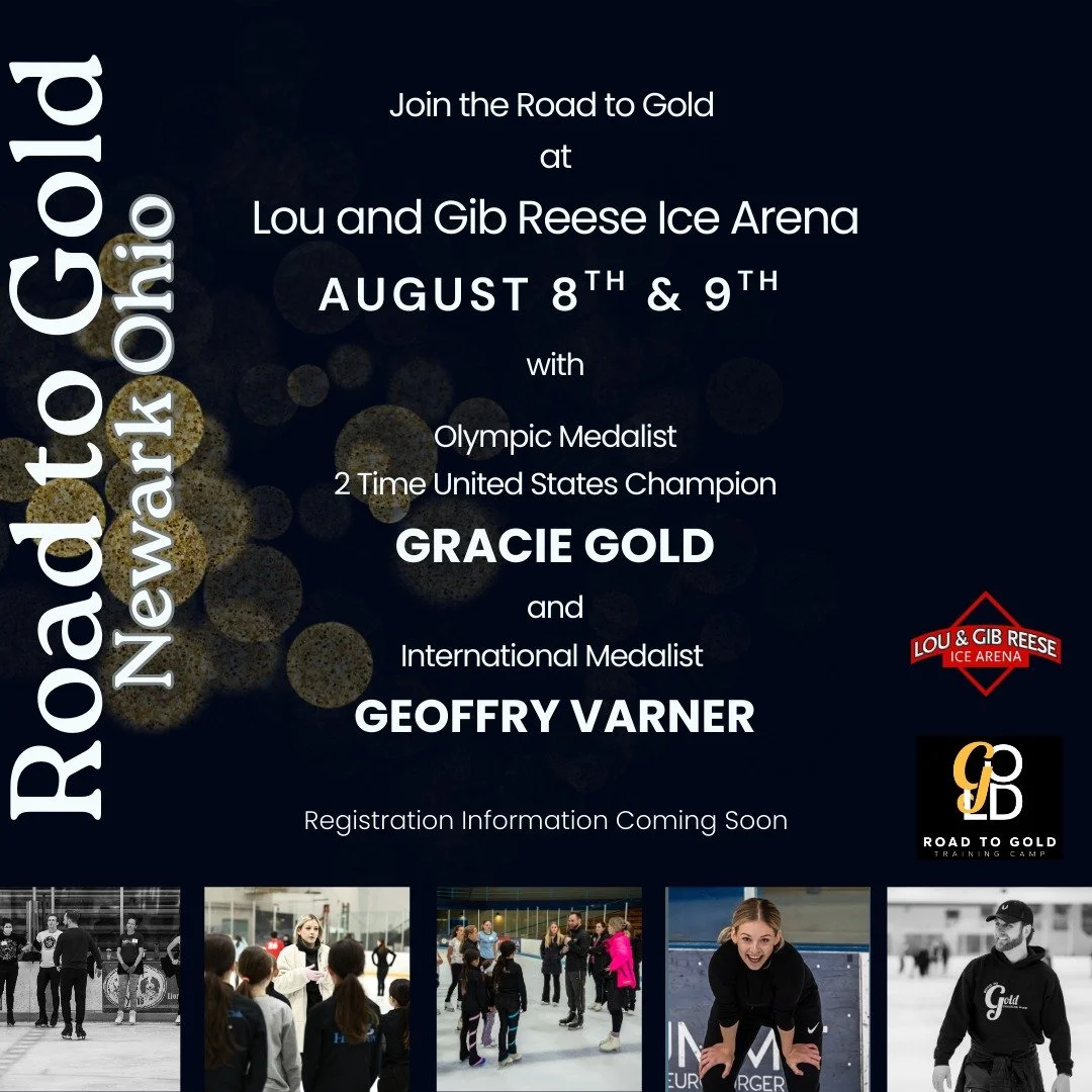 We have exciting news!!! Coming this summer to LGRIA is Road to Gold! This figure skating summer camp is one you will not want to miss! The ideal candidate for this camp would be a skater who is landing their loop/flip jump, can do a sit spin, and ca