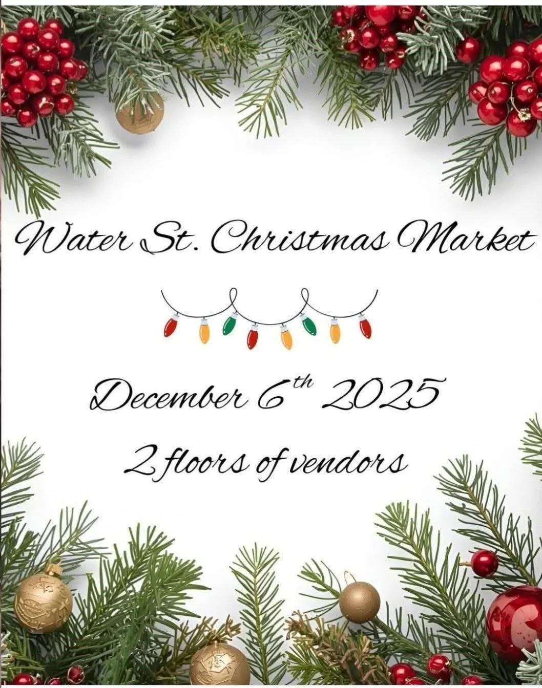 Water Street Christmas Market