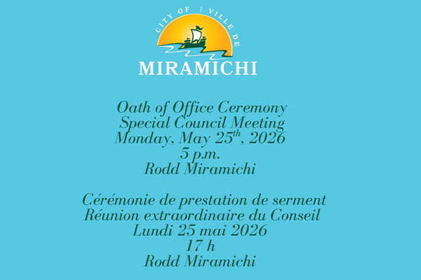 Oath of Office Ceremony scheduled for May 25th