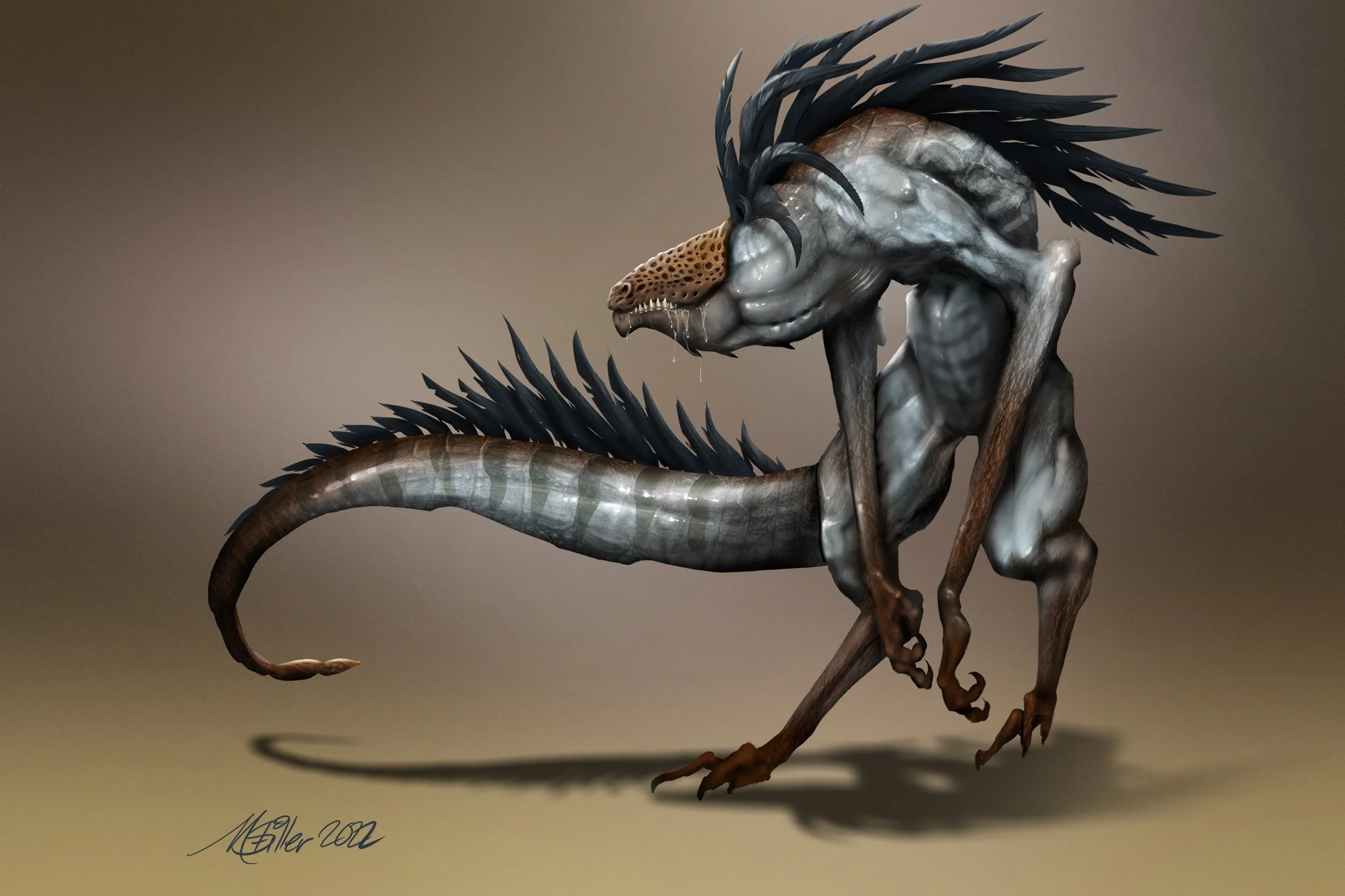 Digital Painting Studio - Hardy Fowler inspired beast