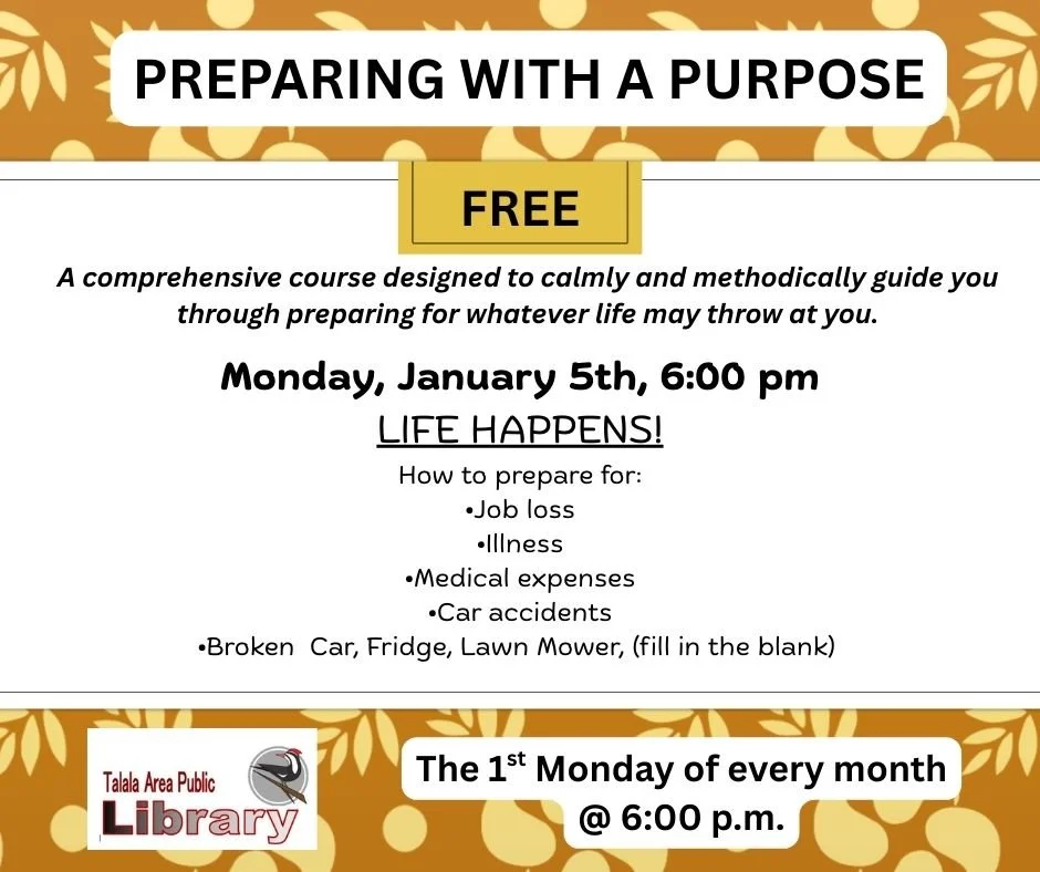 Library - Preparing With a Purpose