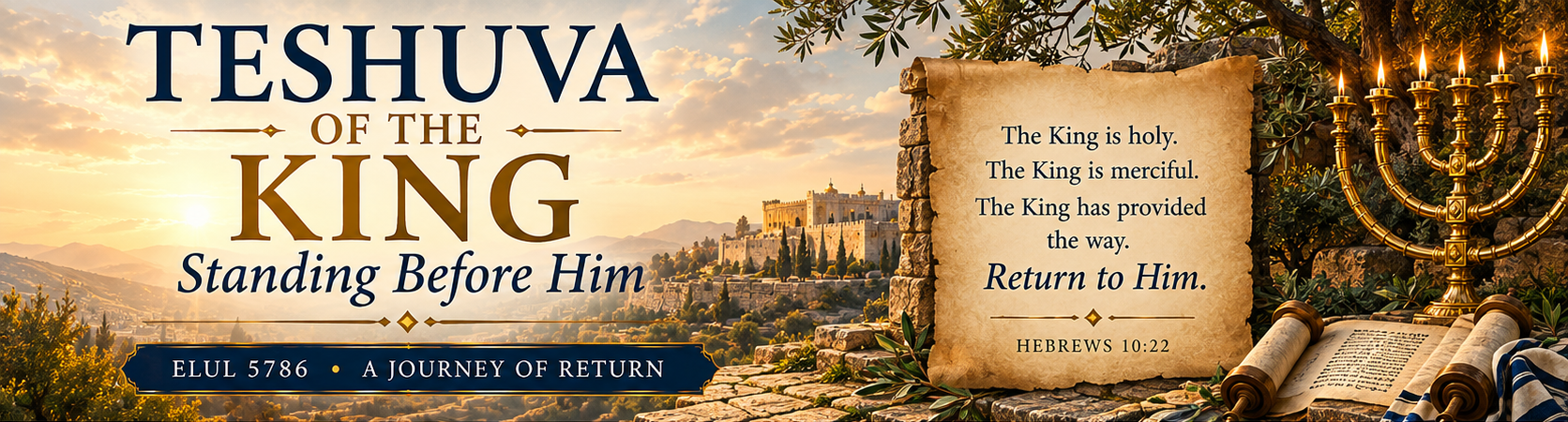 Teshuva of the King: Standing Before Him: The Road to Yom Kippur