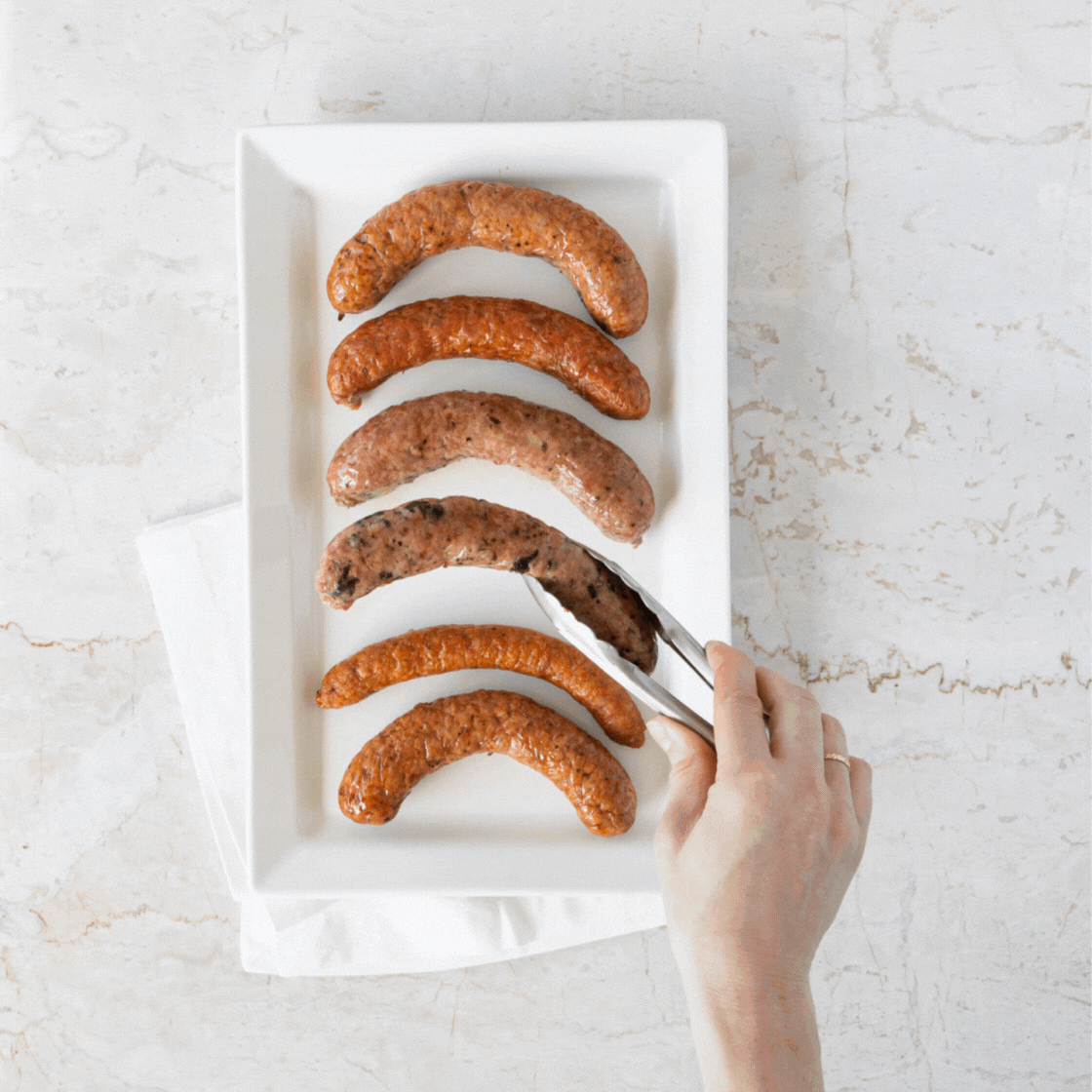 Who knew sausages could look this good? They taste even better!