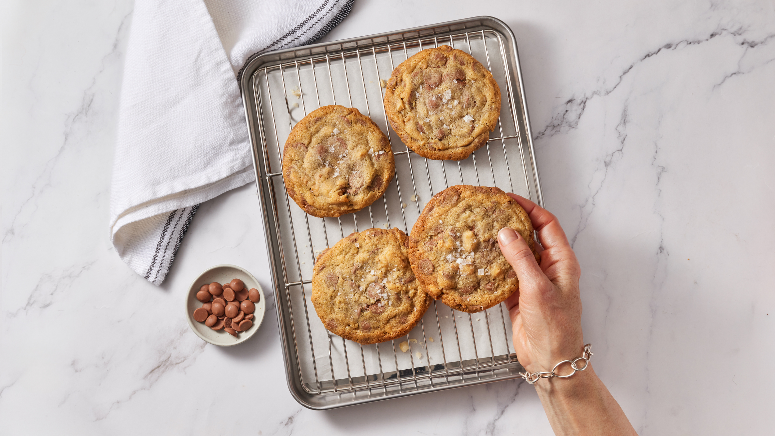 Milk Chocolate Macadamia Nut Cookies