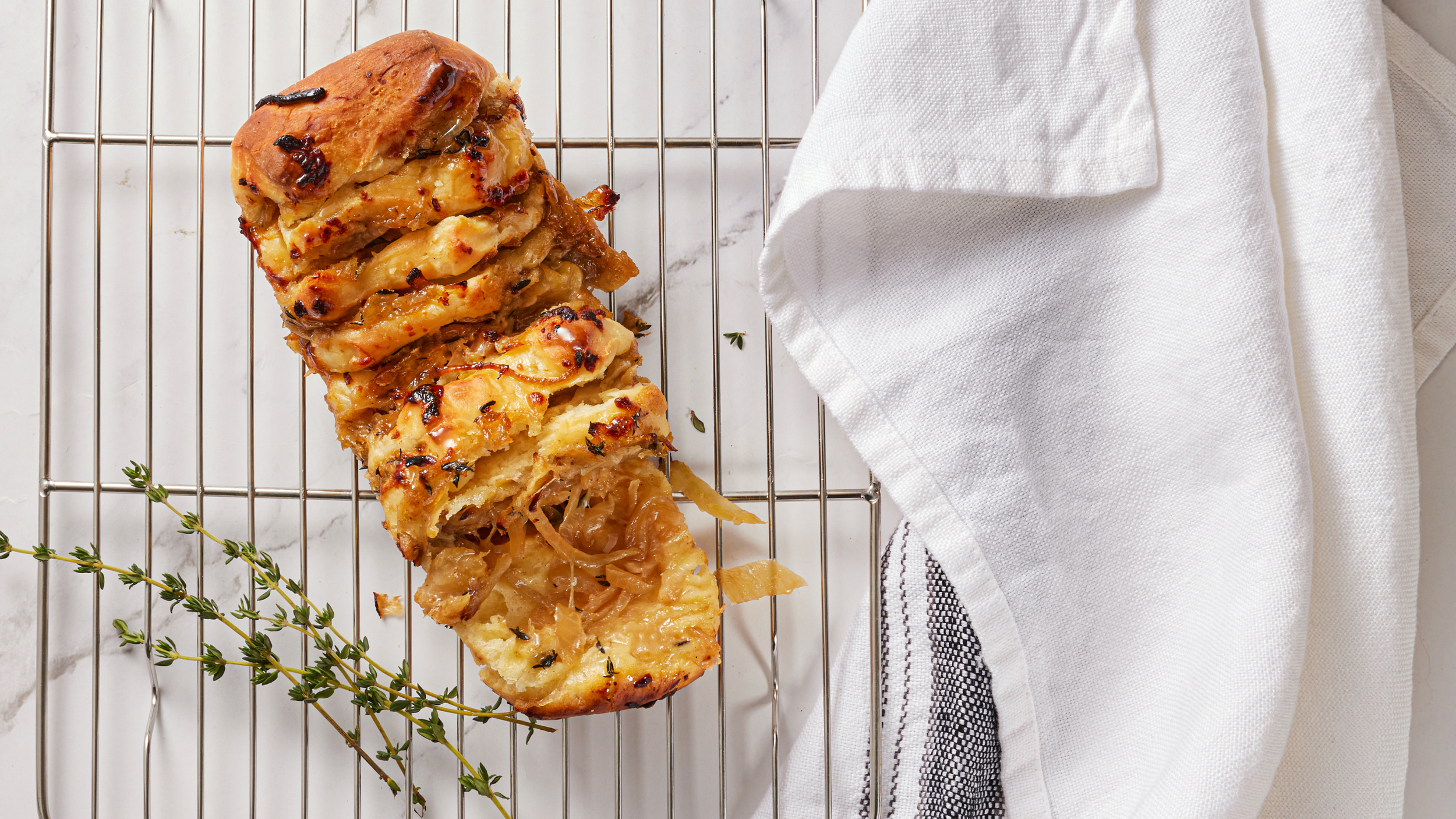 French Onion Pull Apart Loaf