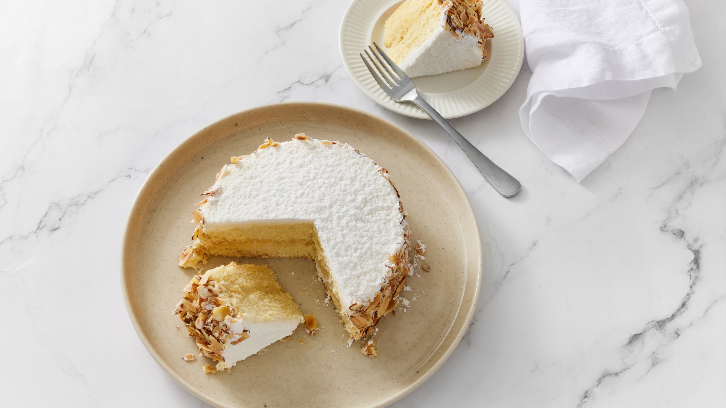 Almond Croissant Cake