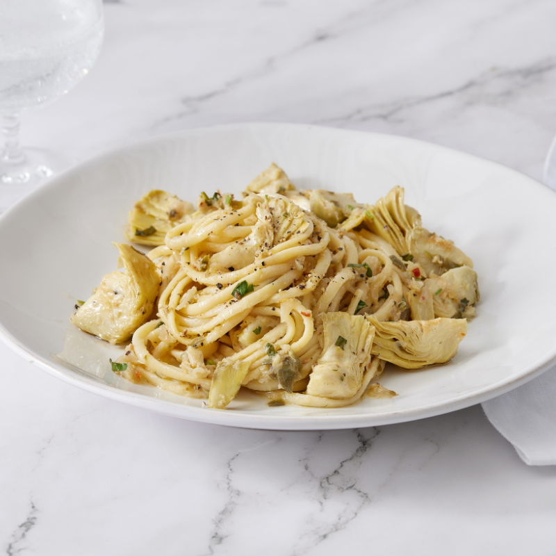 Lemon Artichoke Pasta