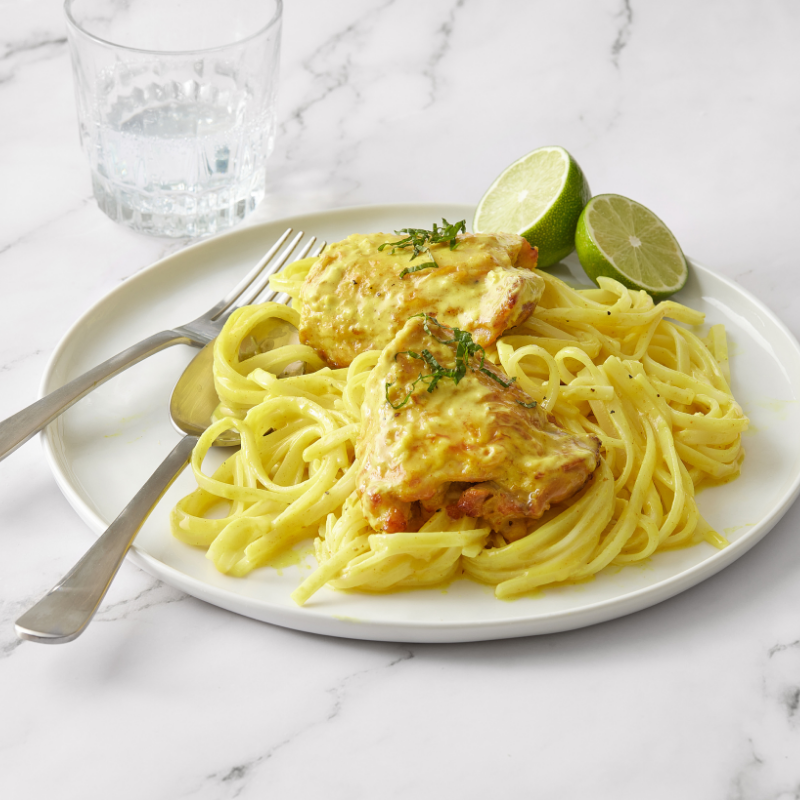Coconut Ginger Chicken w/ Rice Noodle