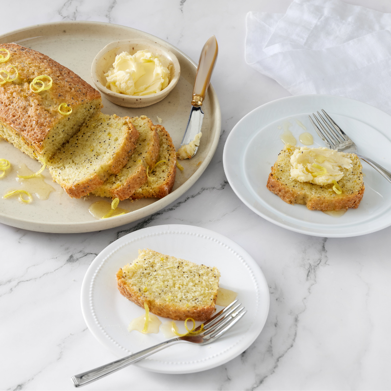 Citrus Poppy Olive Oil Loaf